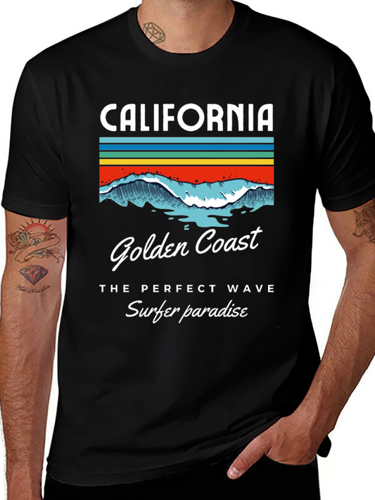 California Golden Coast Surf T-Shirt