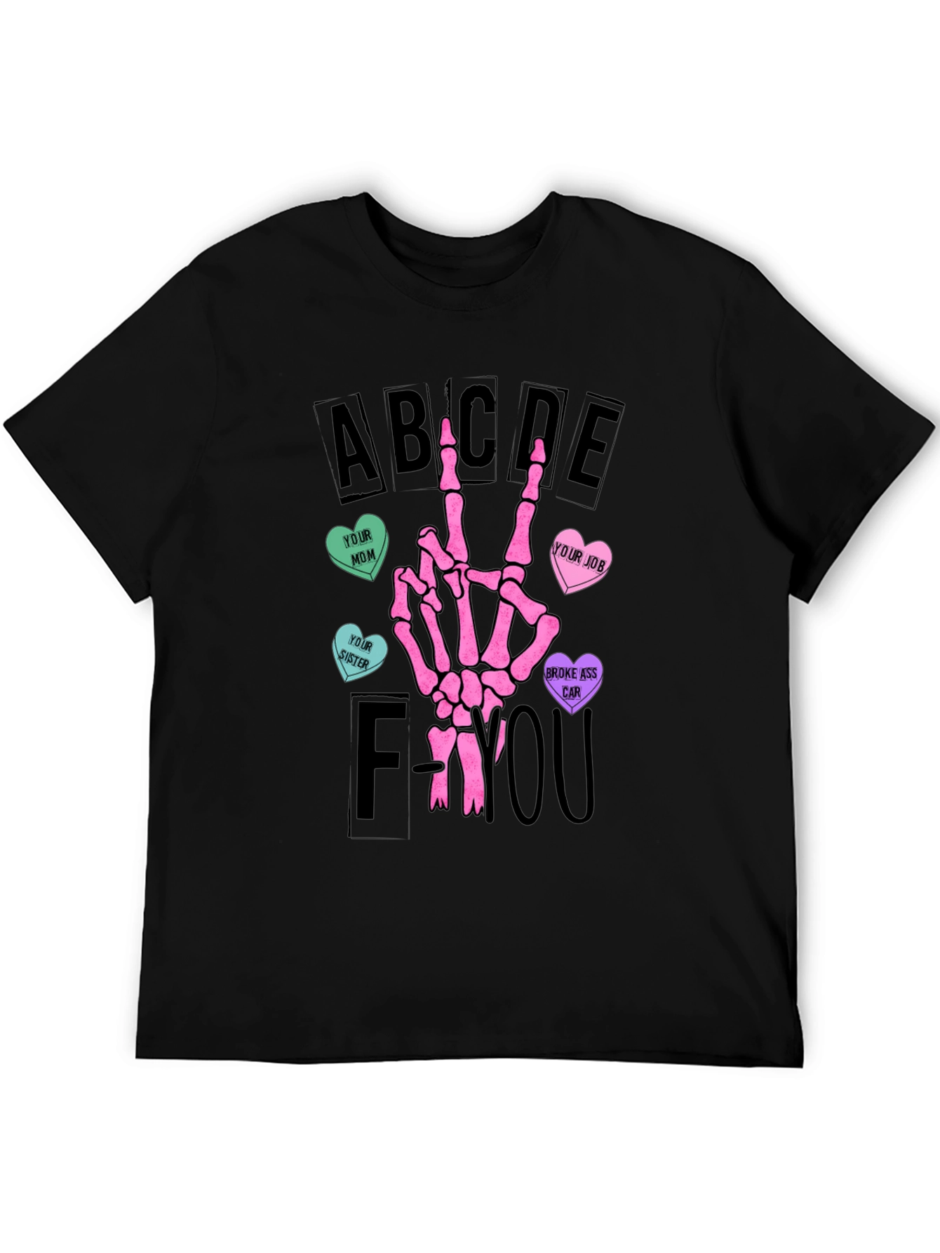 Skeleton Hand Valentines Day T-Shirt