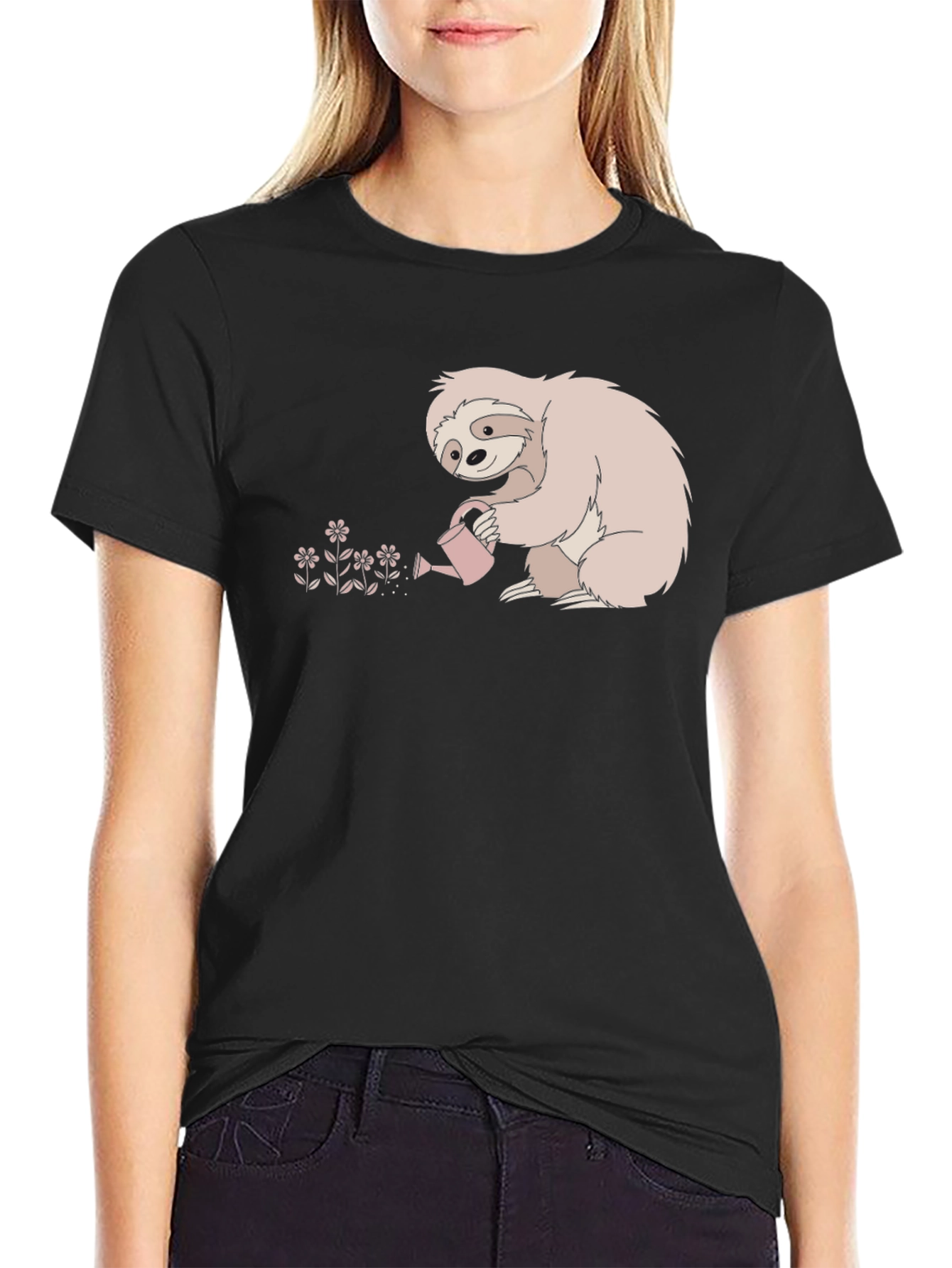 Sloth Gardener Graphic Tee - Relaxed Fit