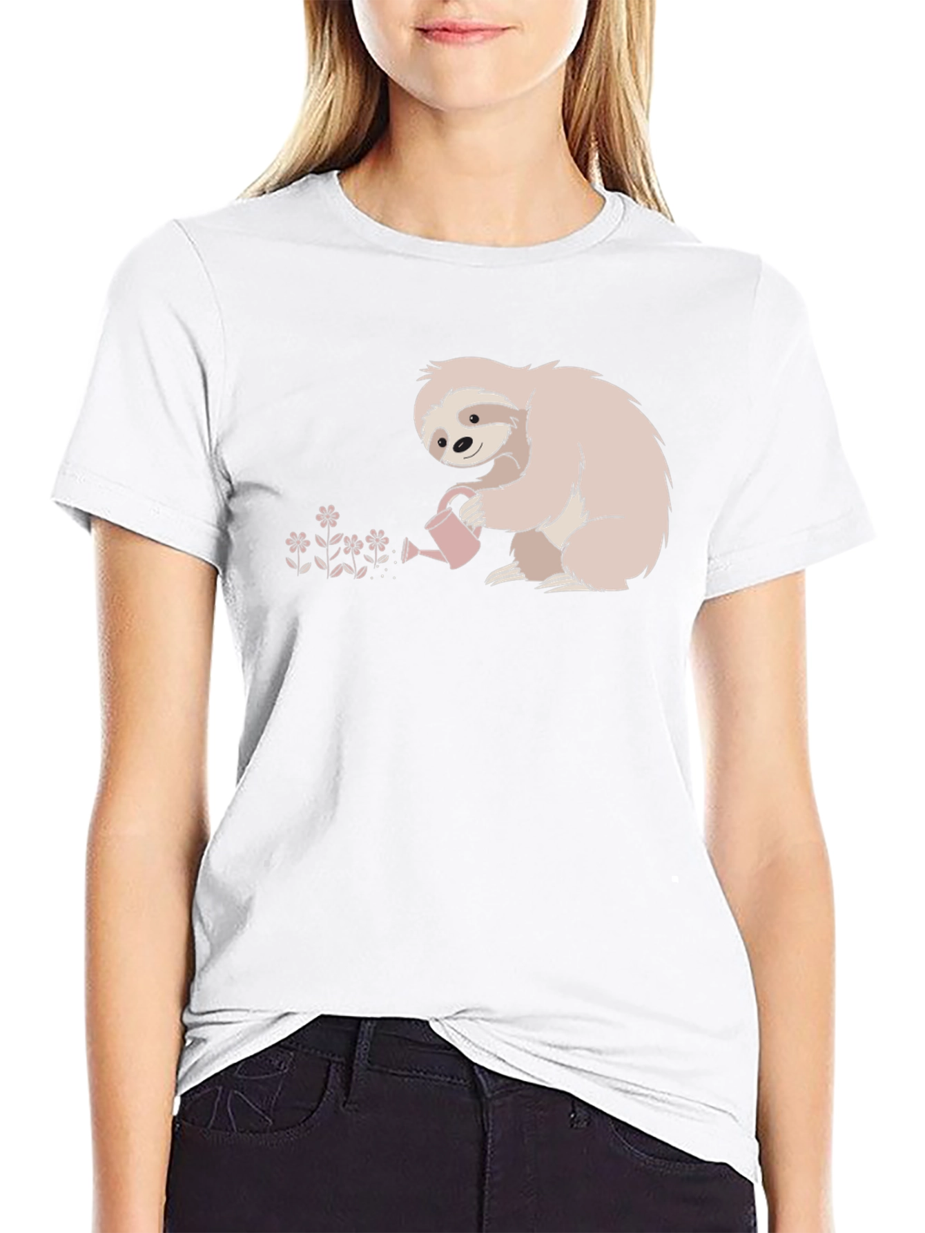 Sloth Gardener Graphic Tee - Relaxed Fit