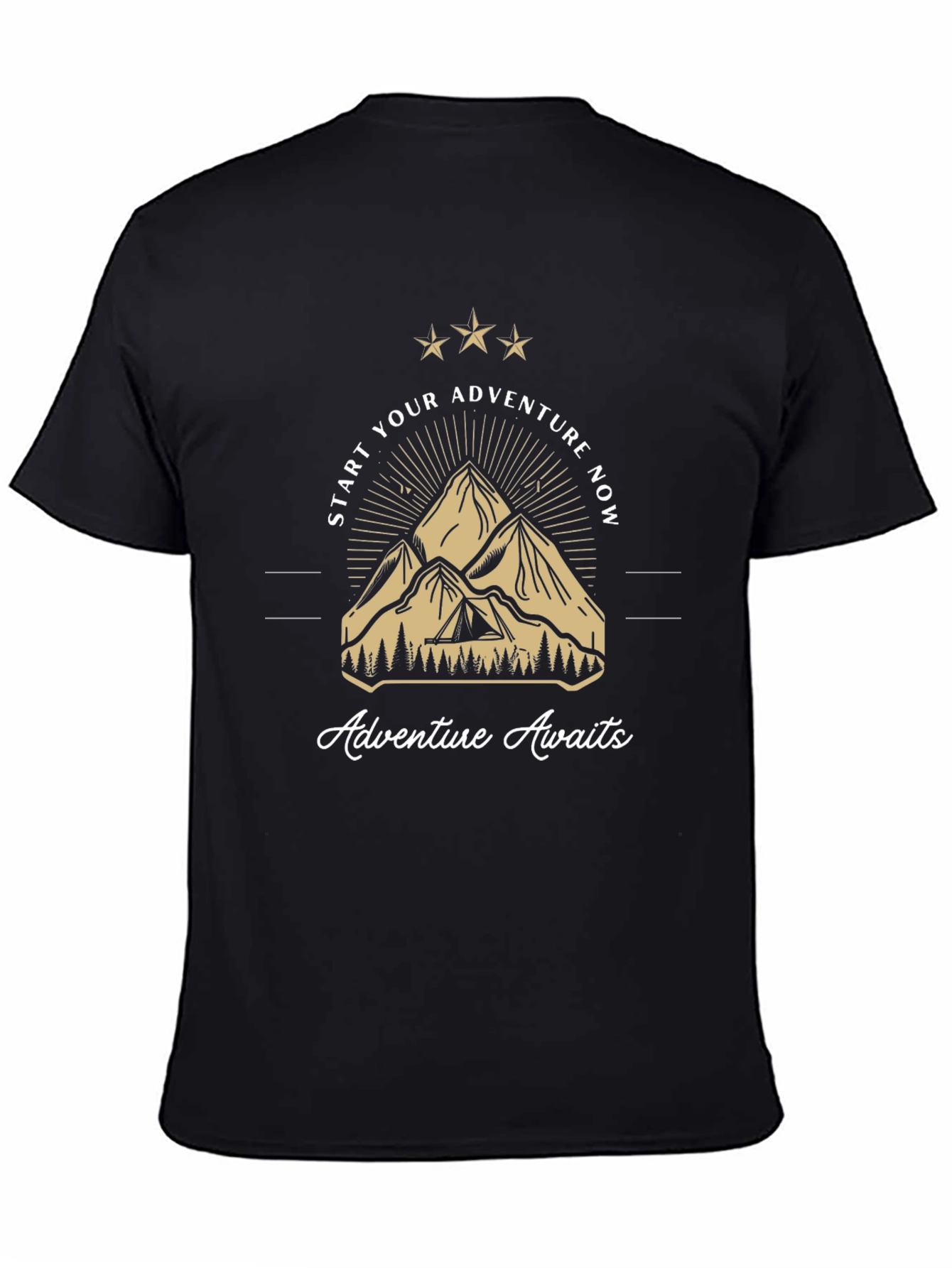 Adventure Awaits Mountain Graphic Tee