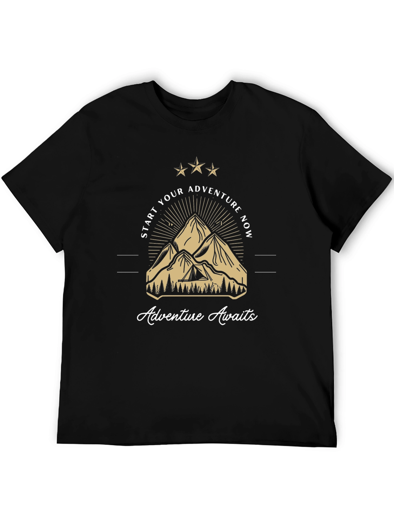 Adventure Awaits Mountain Graphic Tee