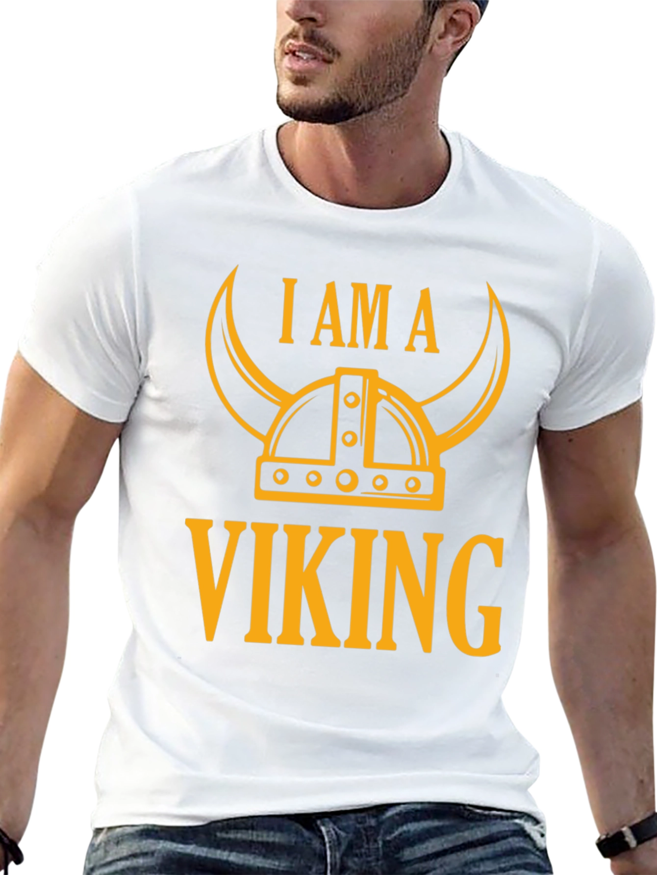 I Am A Viking Graphic Tee - Black T-Shirt