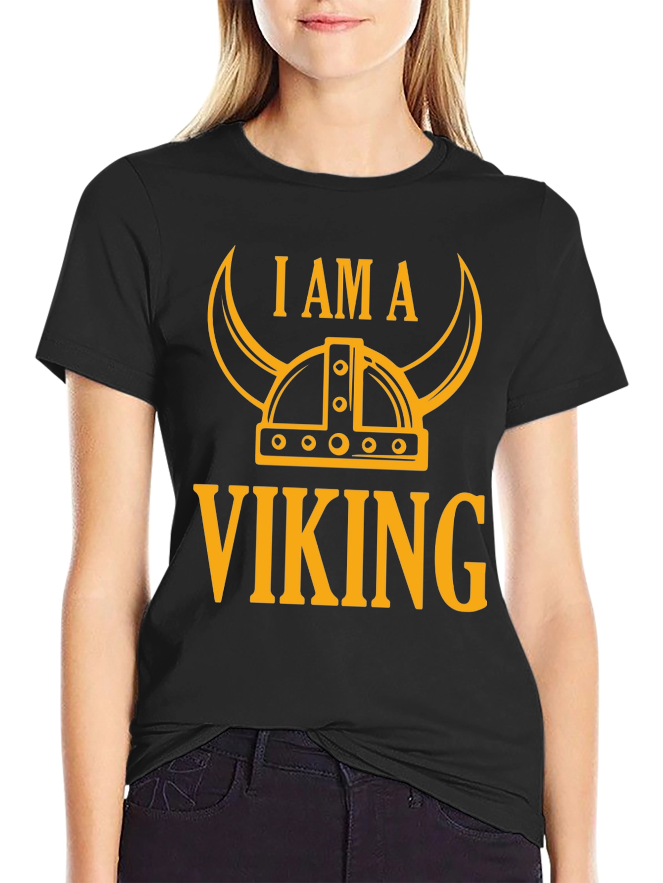 I Am A Viking Graphic Tee - Black T-Shirt