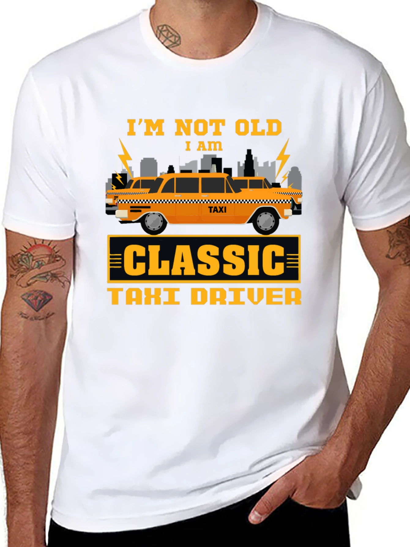 Classic Taxi Driver T-Shirt - Im Not Old