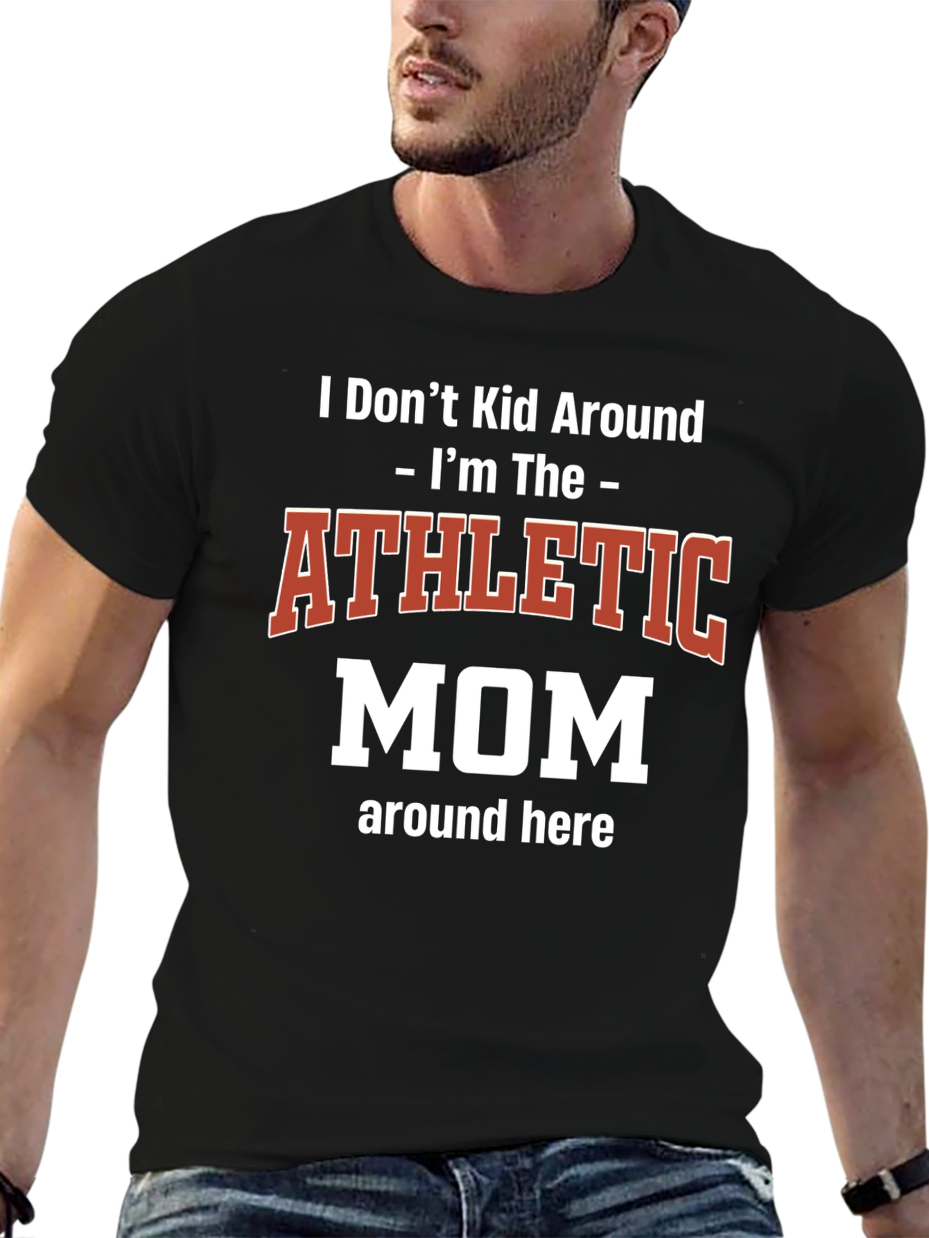 Athletic Mom T-Shirt - Stylish & Comfortable Tee