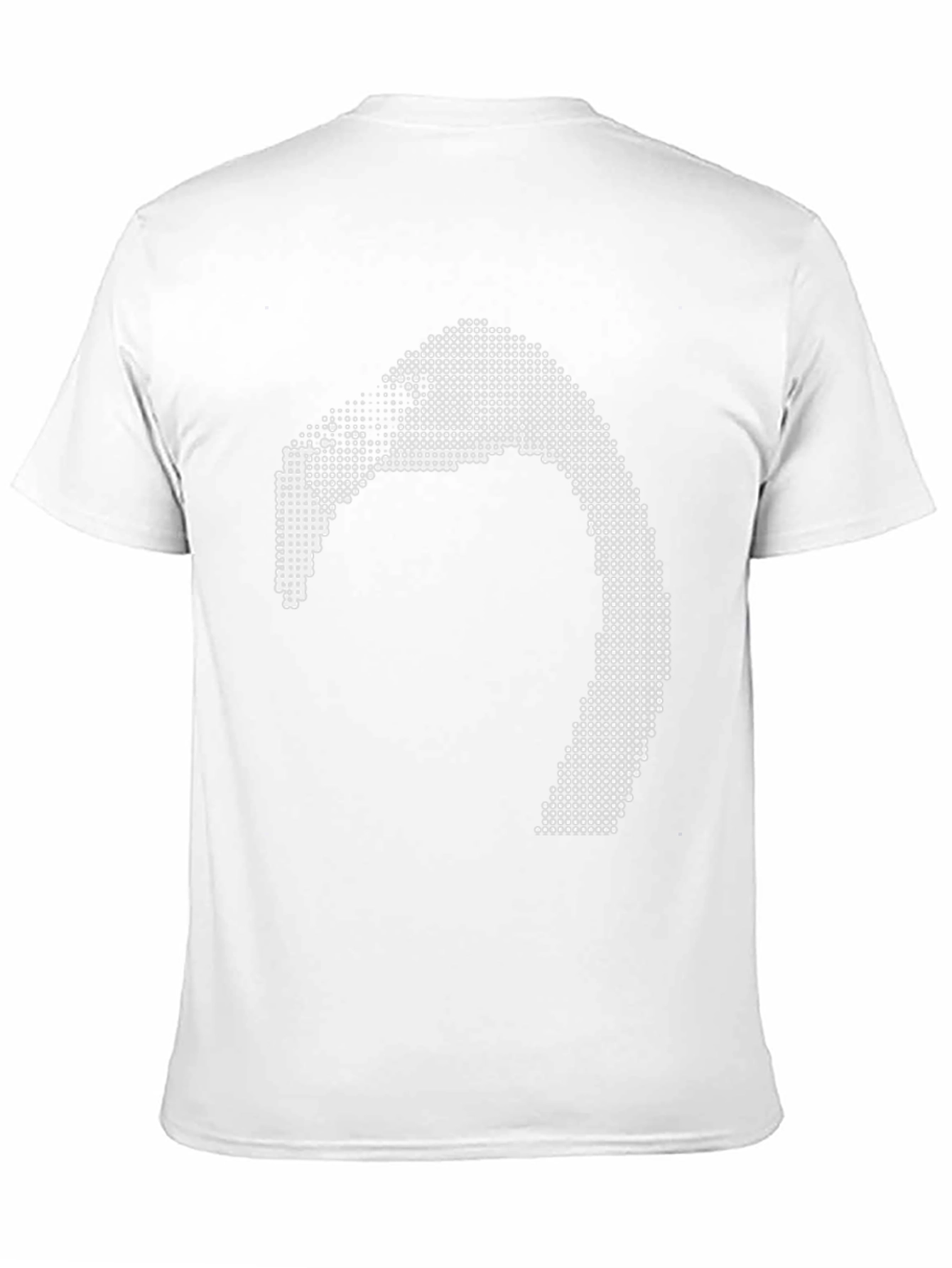 Abstract Graphic Print Black Tee