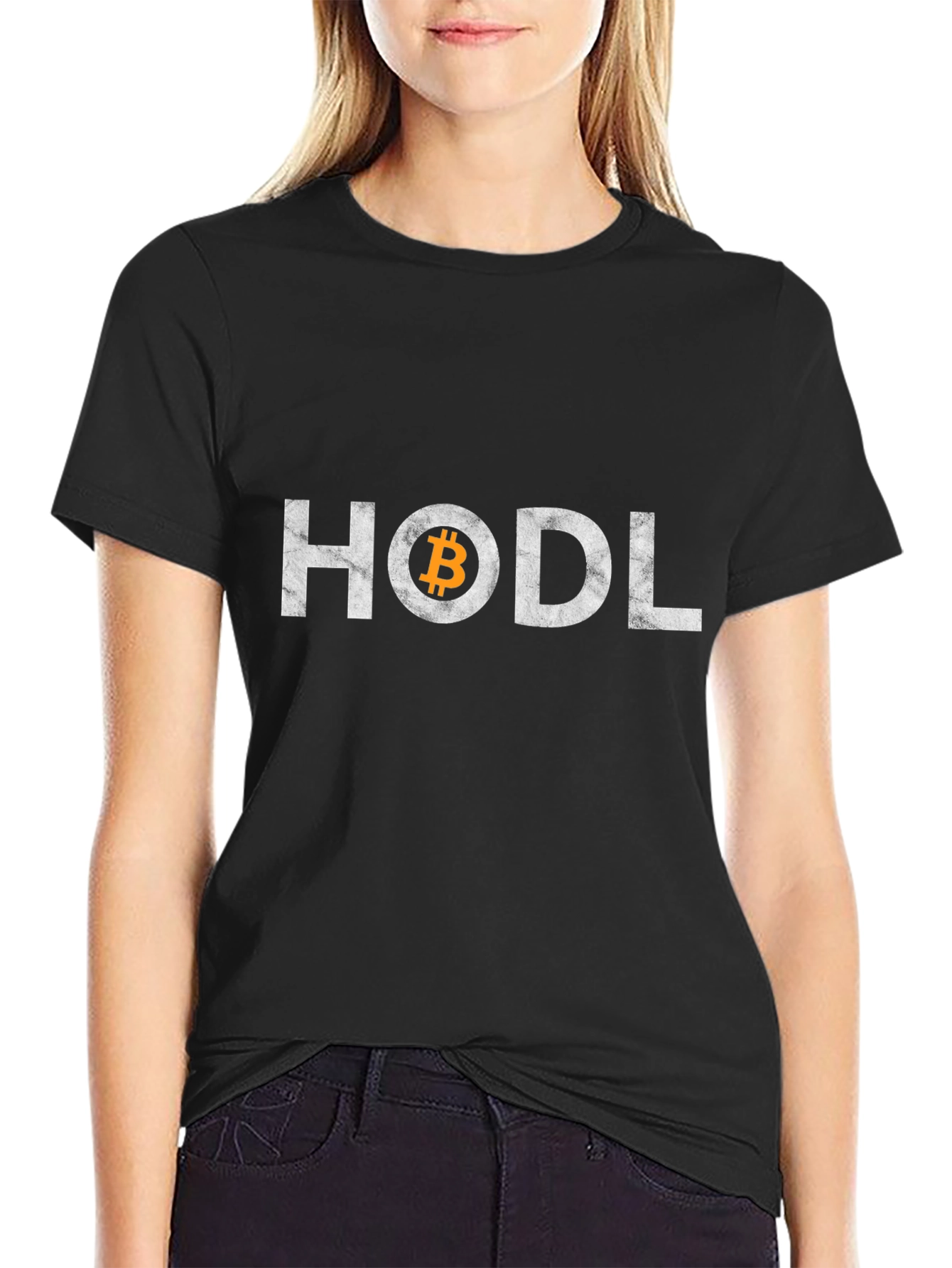 HODL Bitcoin Black T-Shirt