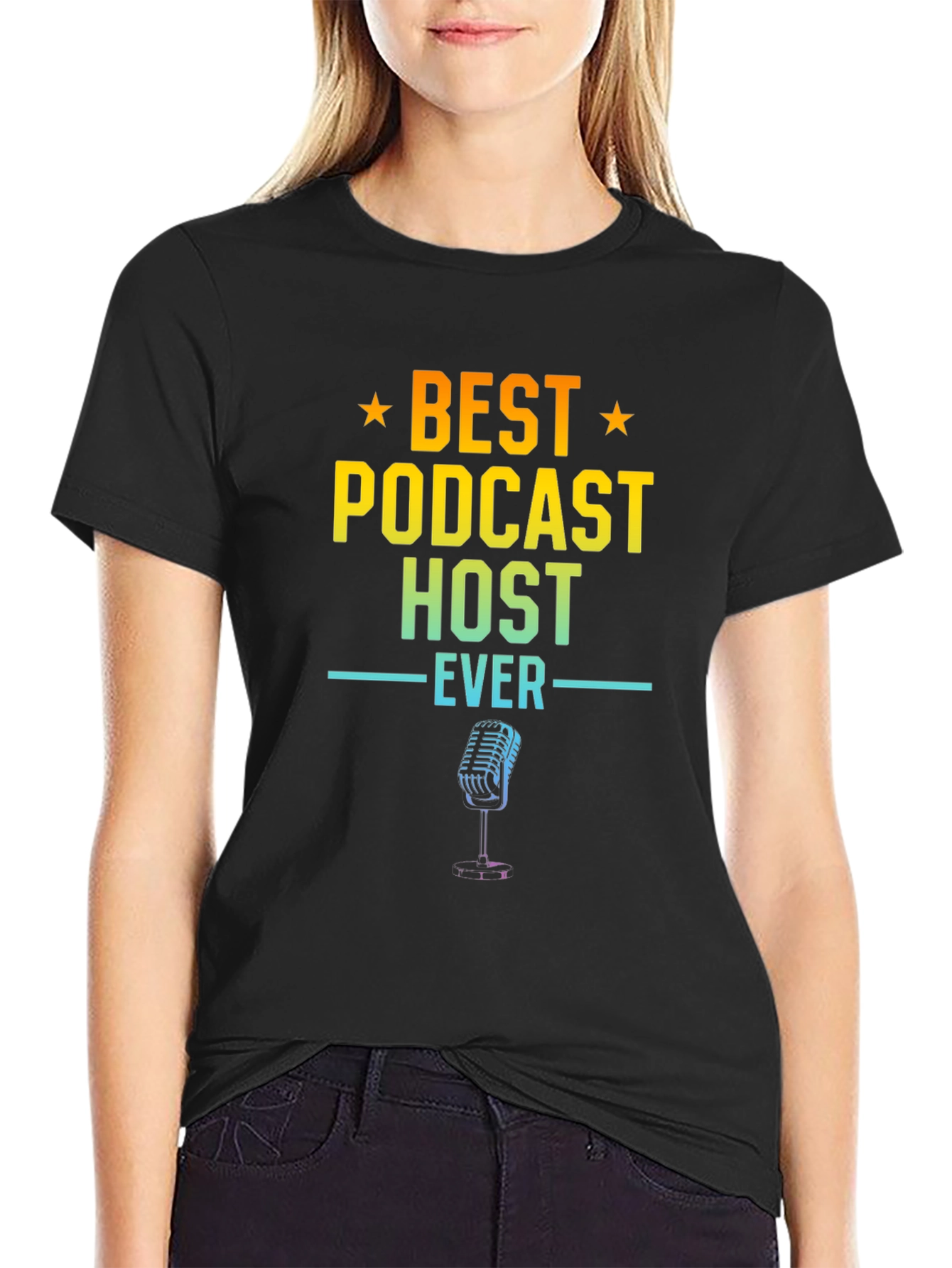 Best Podcast Host Ever Graphic T-Shirt