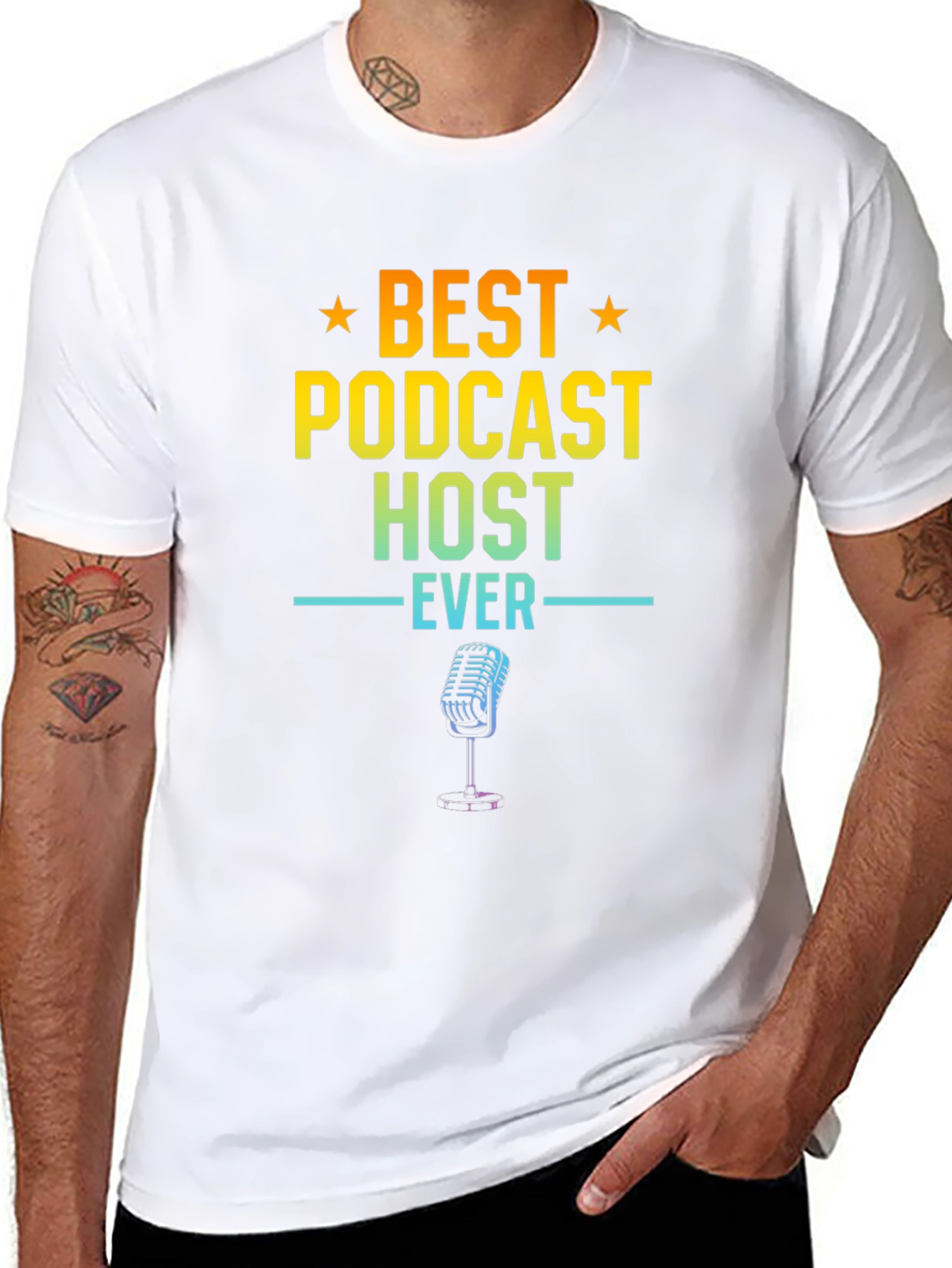 Best Podcast Host Ever Graphic T-Shirt