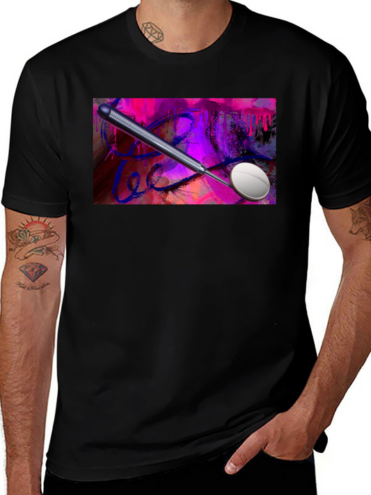 Dentist Mirror Abstract Art T-Shirt