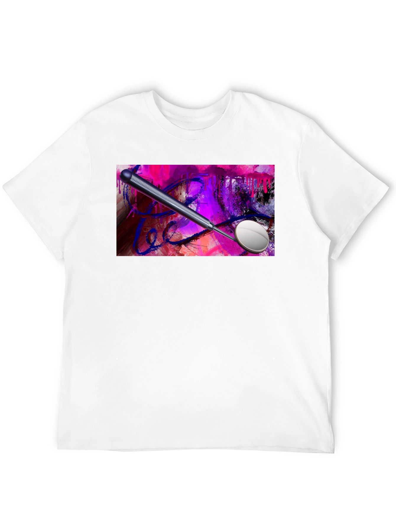 Dentist Mirror Abstract Art T-Shirt