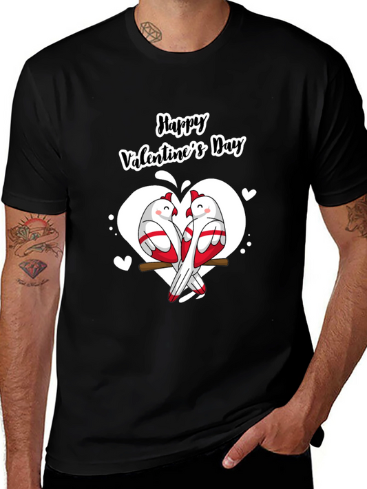 Happy Valentines Day Birds T-Shirt