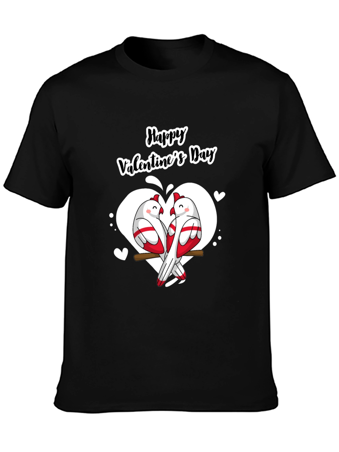Happy Valentines Day Birds T-Shirt