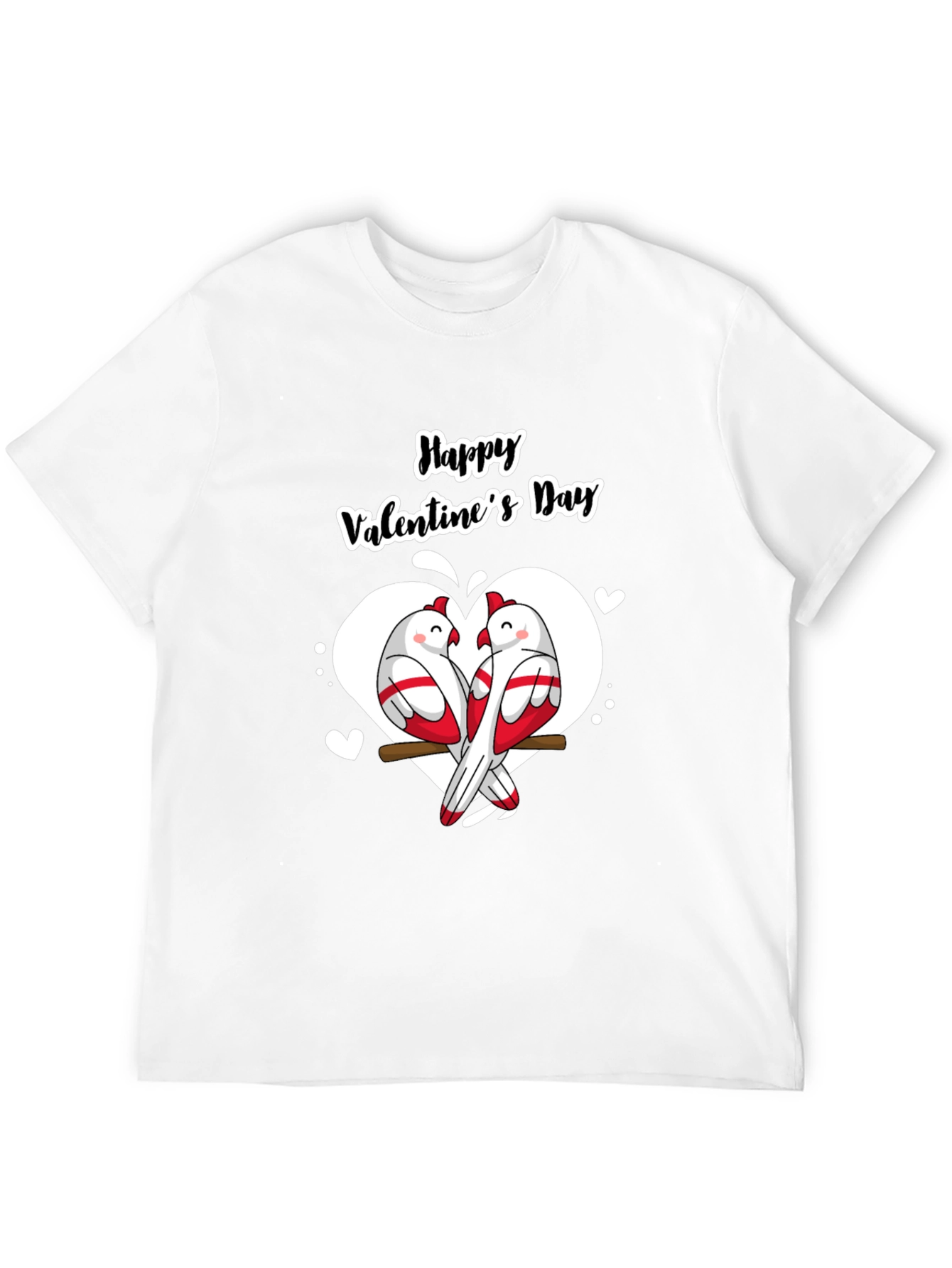 Happy Valentines Day Birds T-Shirt