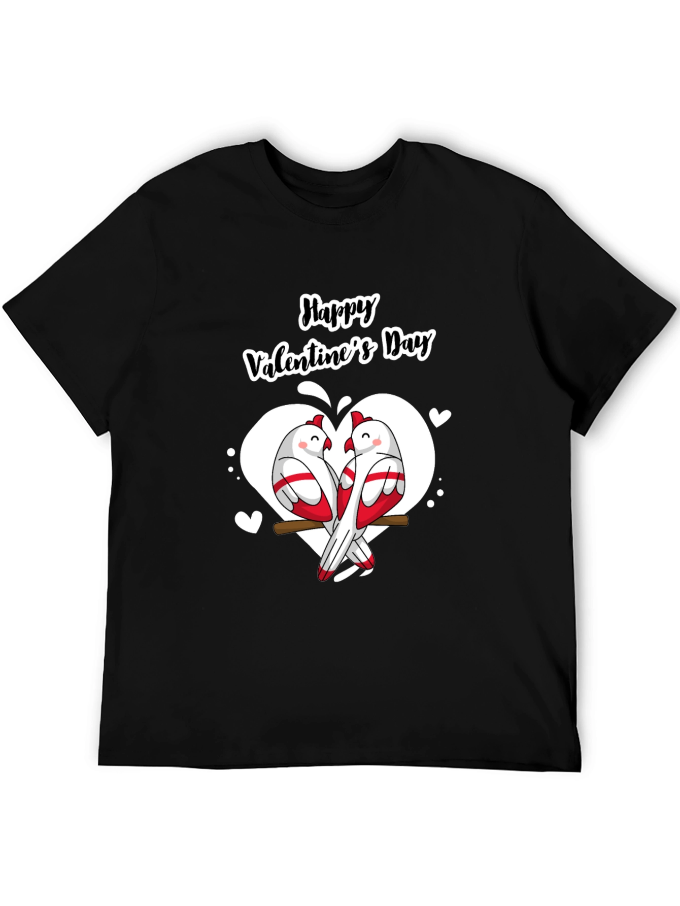 Happy Valentines Day Birds T-Shirt