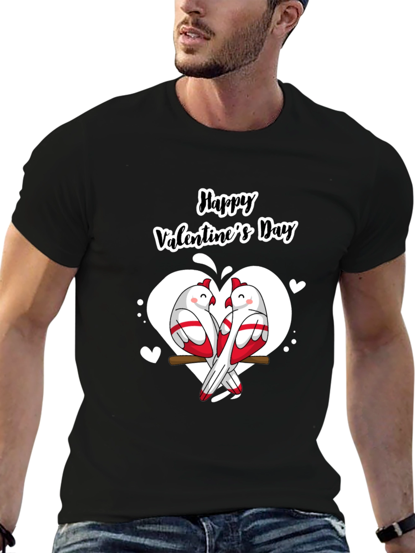 Happy Valentines Day Birds T-Shirt