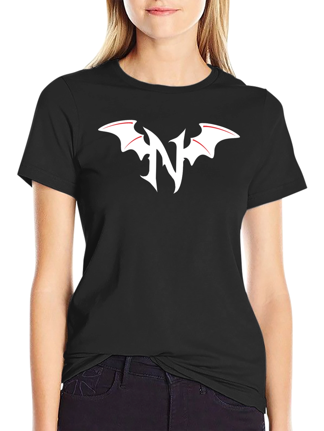 Black T-Shirt with N-Wing Logo