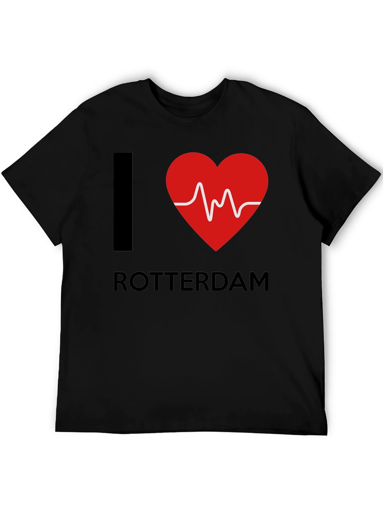 I Heart Rotterdam T-Shirt - Black Graphic Tee