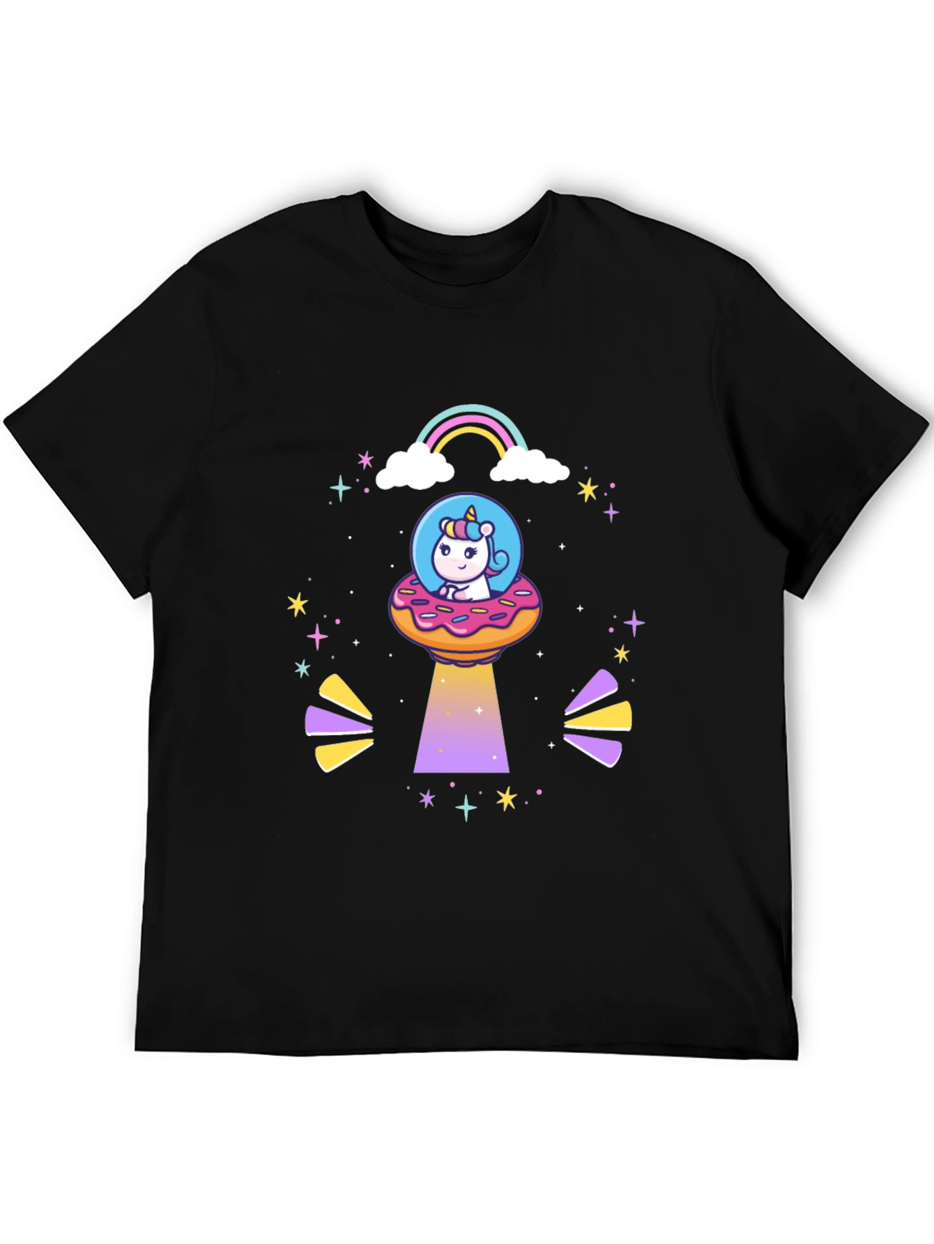 Unicorn Donut UFO T-Shirt