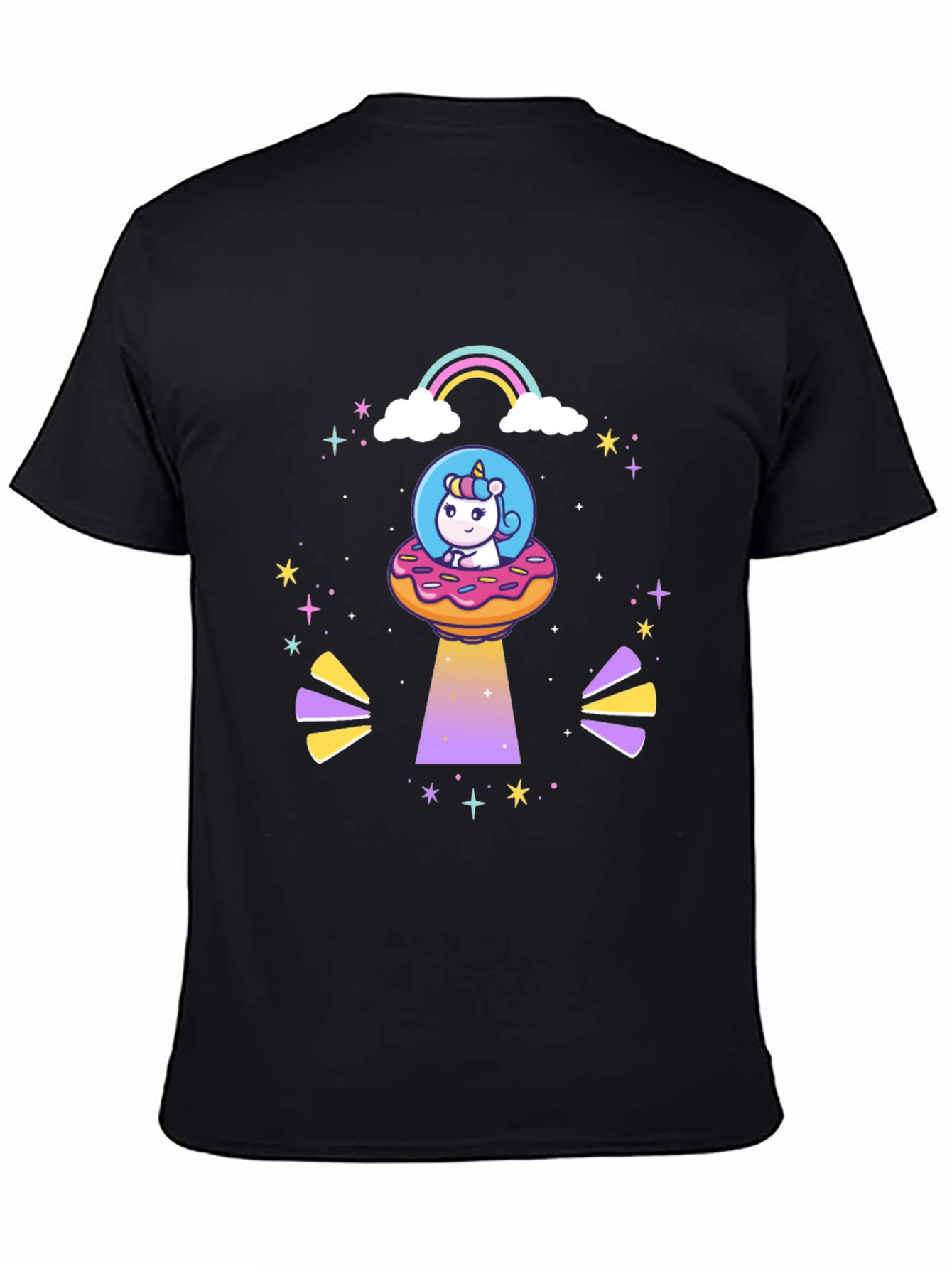Unicorn Donut UFO T-Shirt