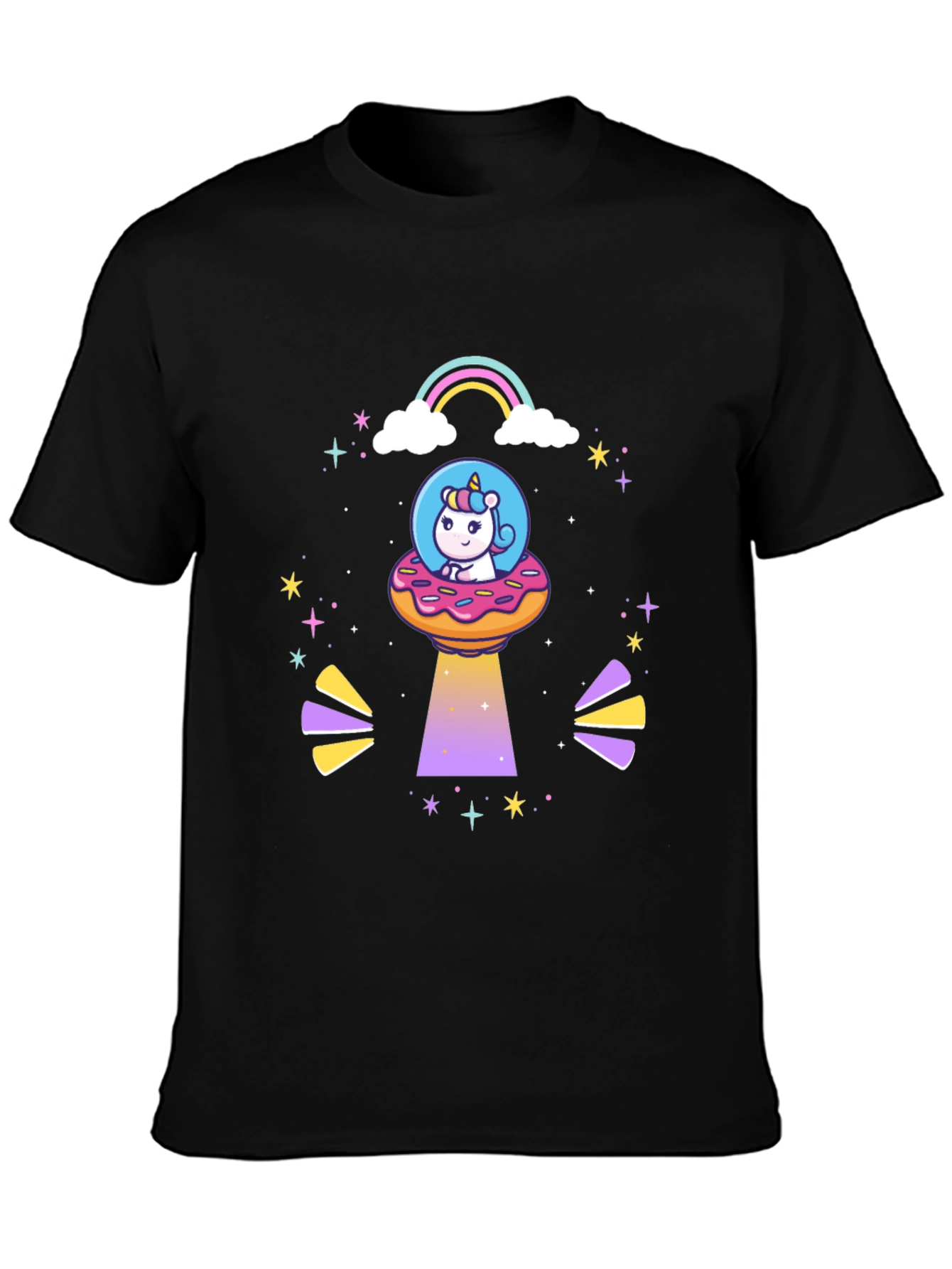 Unicorn Donut UFO T-Shirt