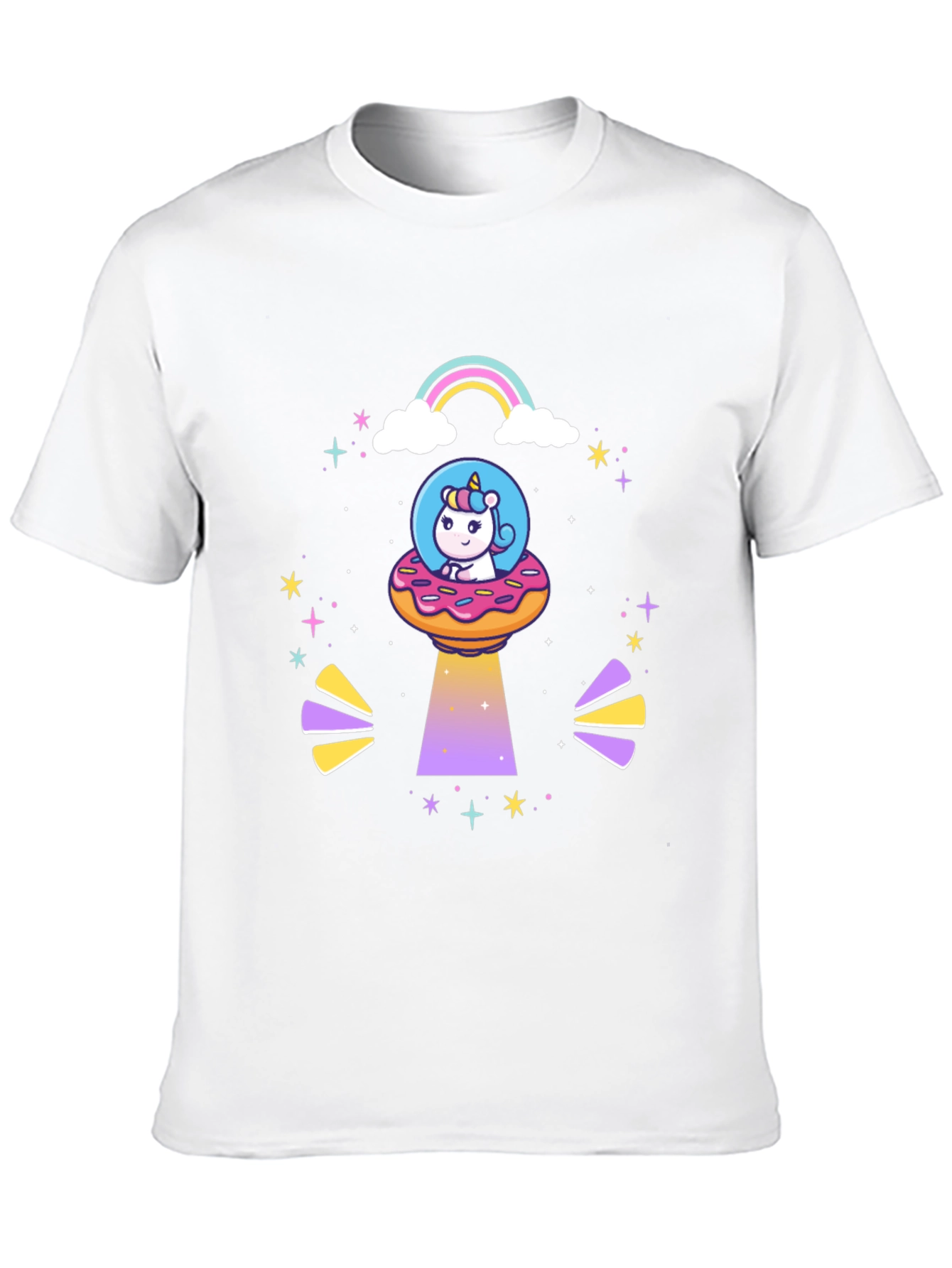 Unicorn Donut UFO T-Shirt