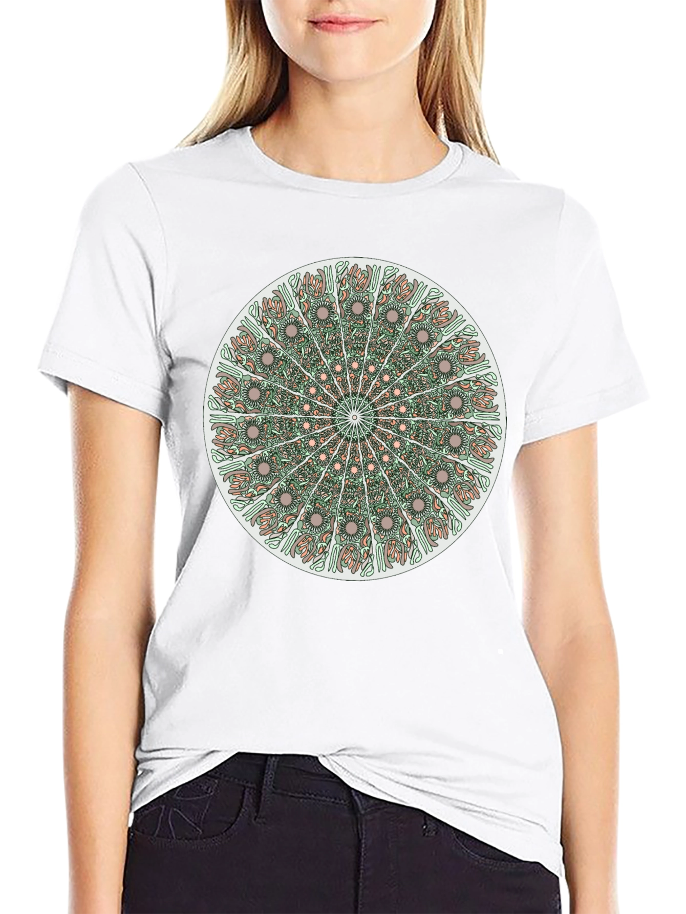 Mandala Graphic Print T-Shirt
