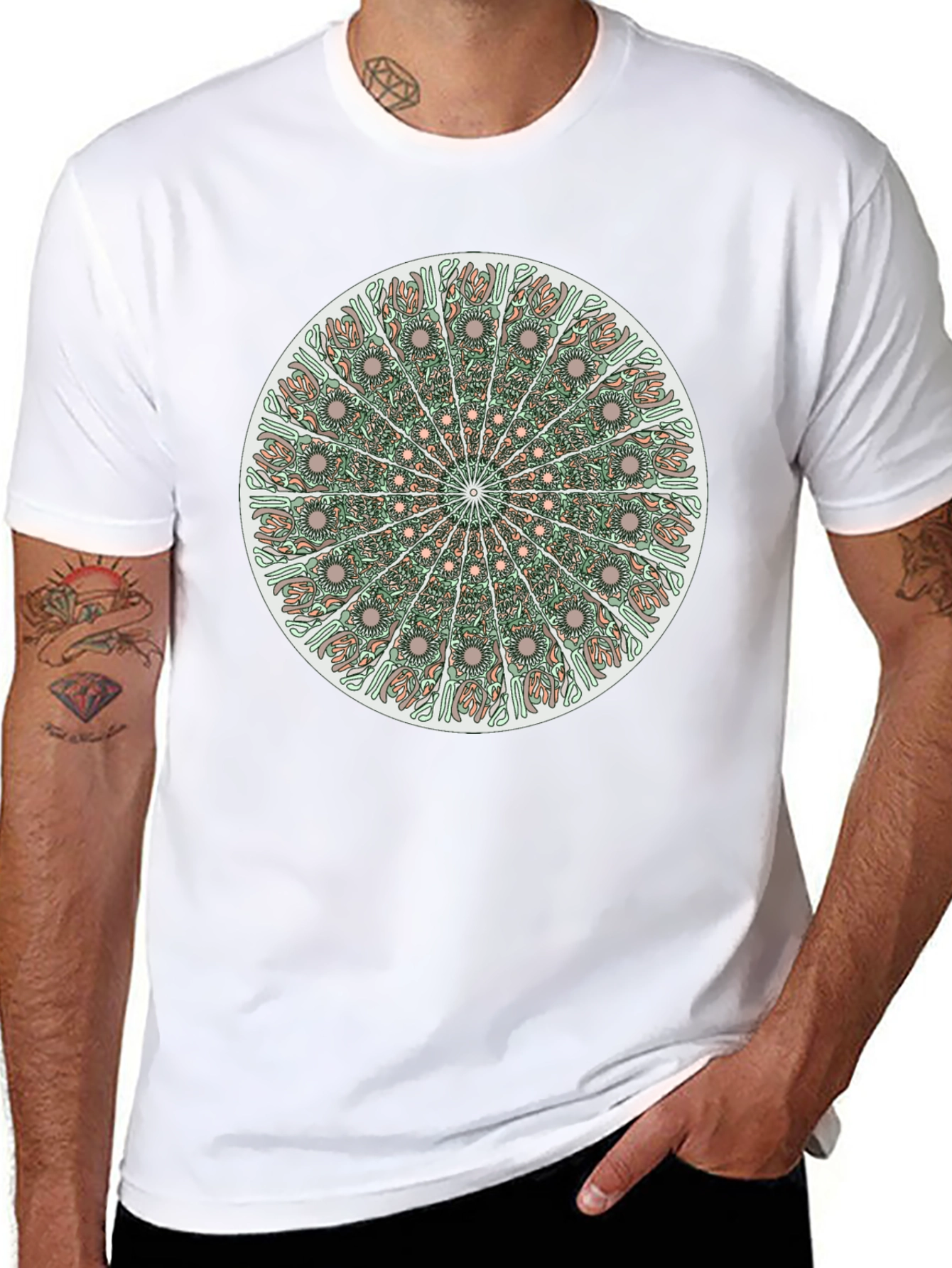 Mandala Graphic Print T-Shirt