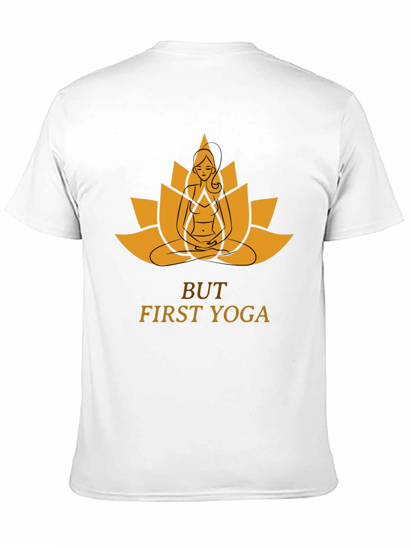 Yoga Lotus Graphic Tee - But First Yoga!