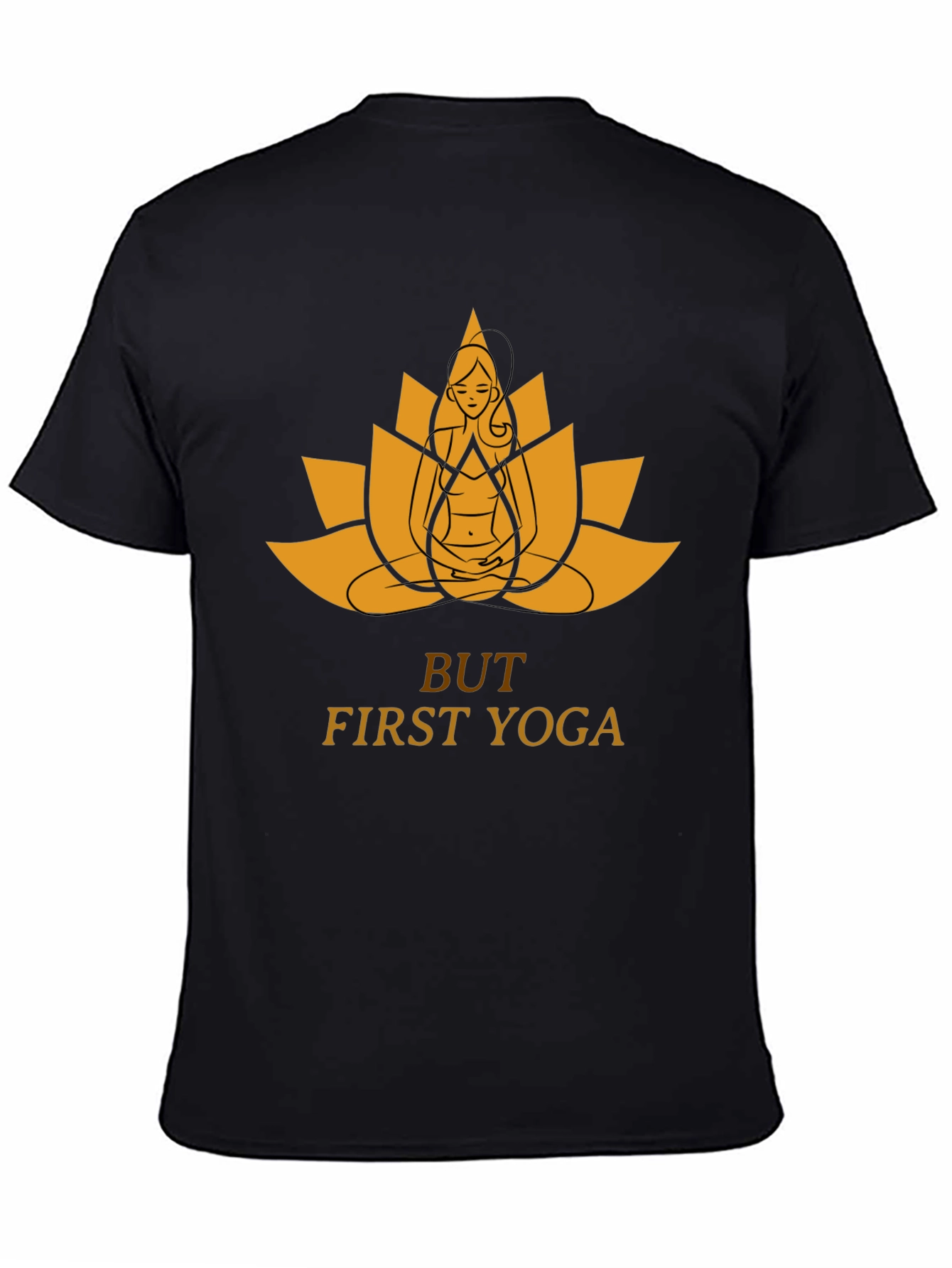 Yoga Lotus Graphic Tee - But First Yoga!