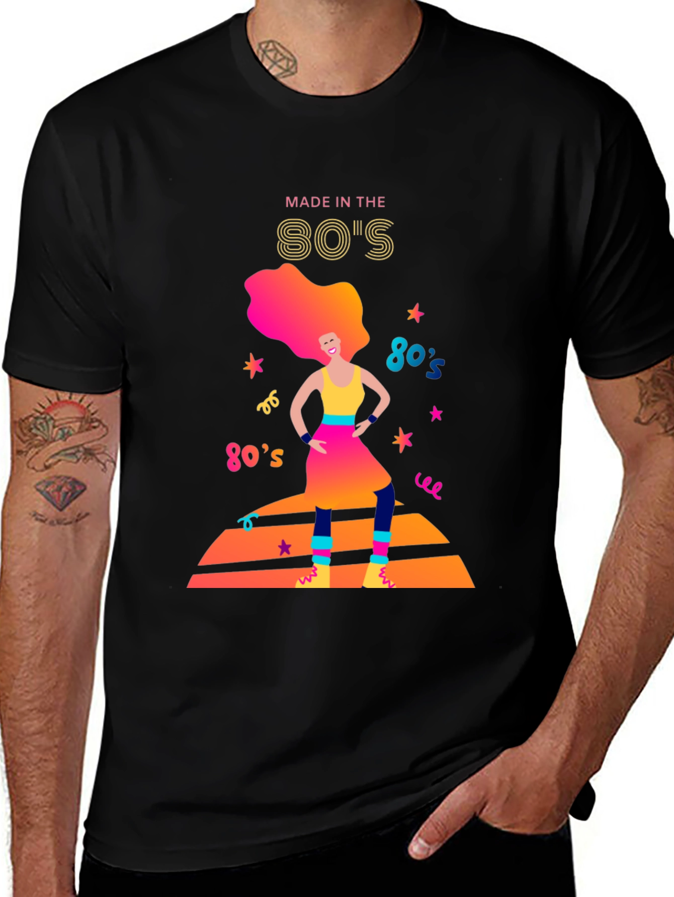 Retro 80s Graphic Tee - Totally Awesome!