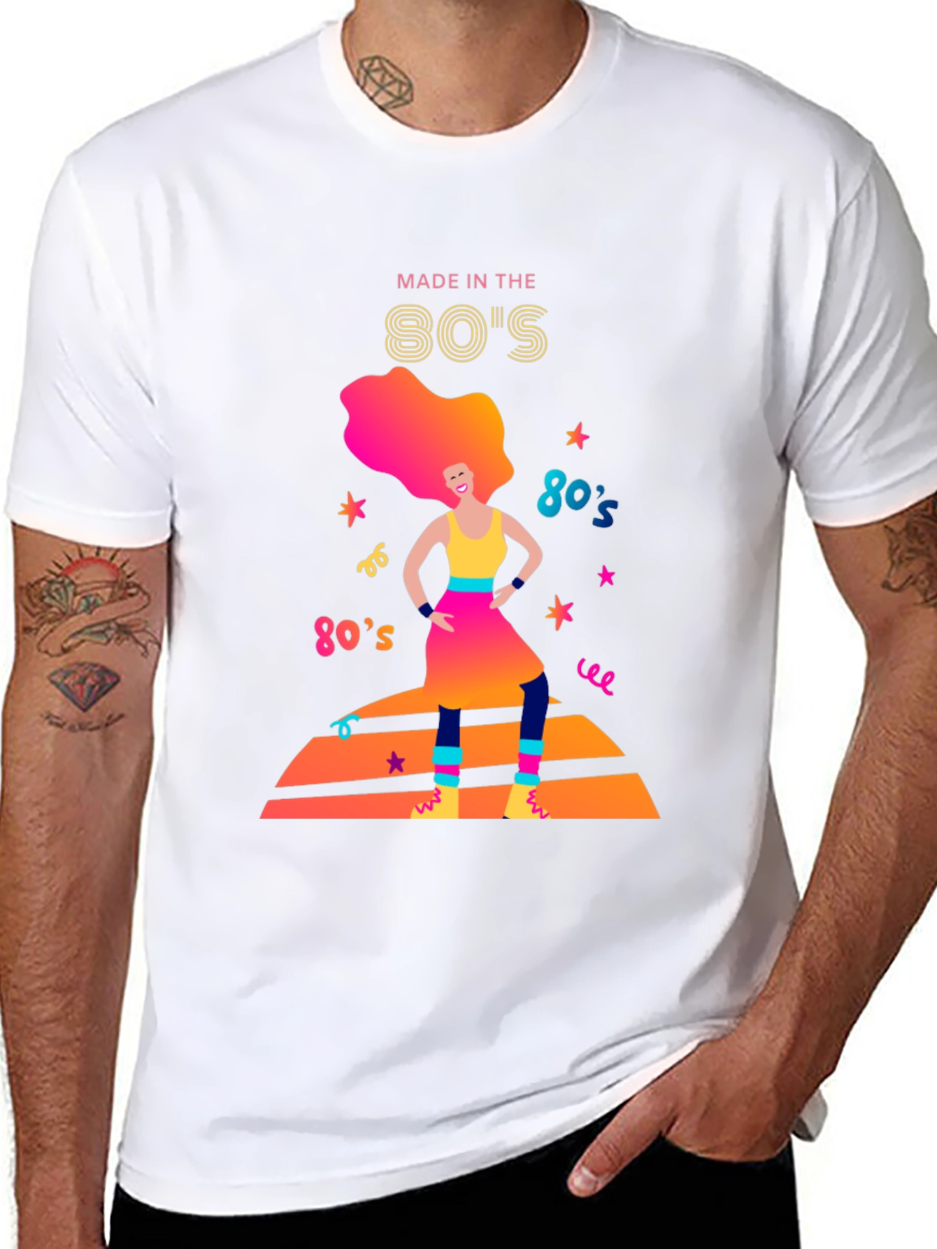 Retro 80s Graphic Tee - Totally Awesome!