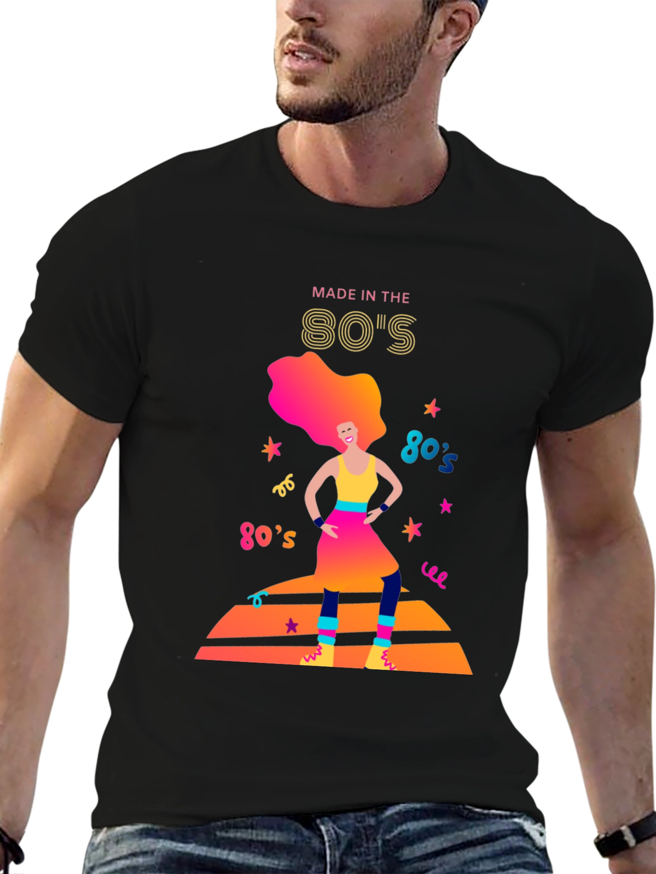 Retro 80s Graphic Tee - Totally Awesome!