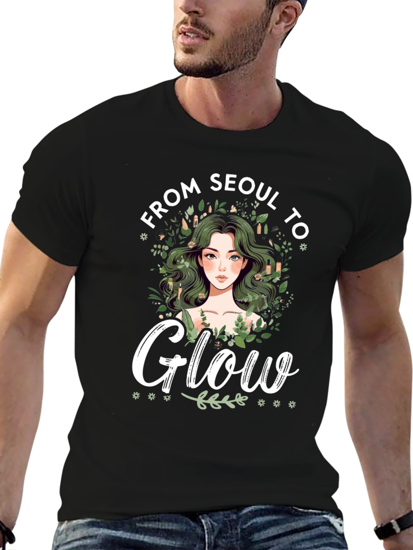 Seoul to Glow Graphic Print Tee