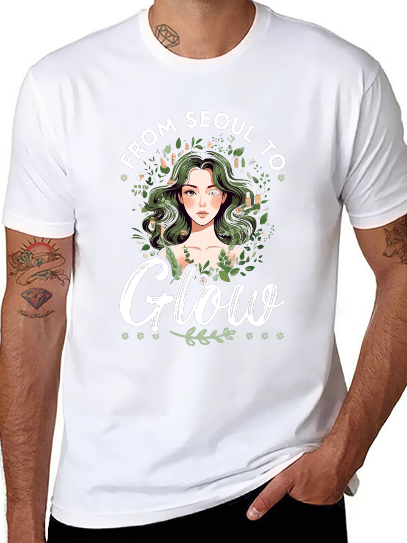 Seoul to Glow Graphic Print Tee