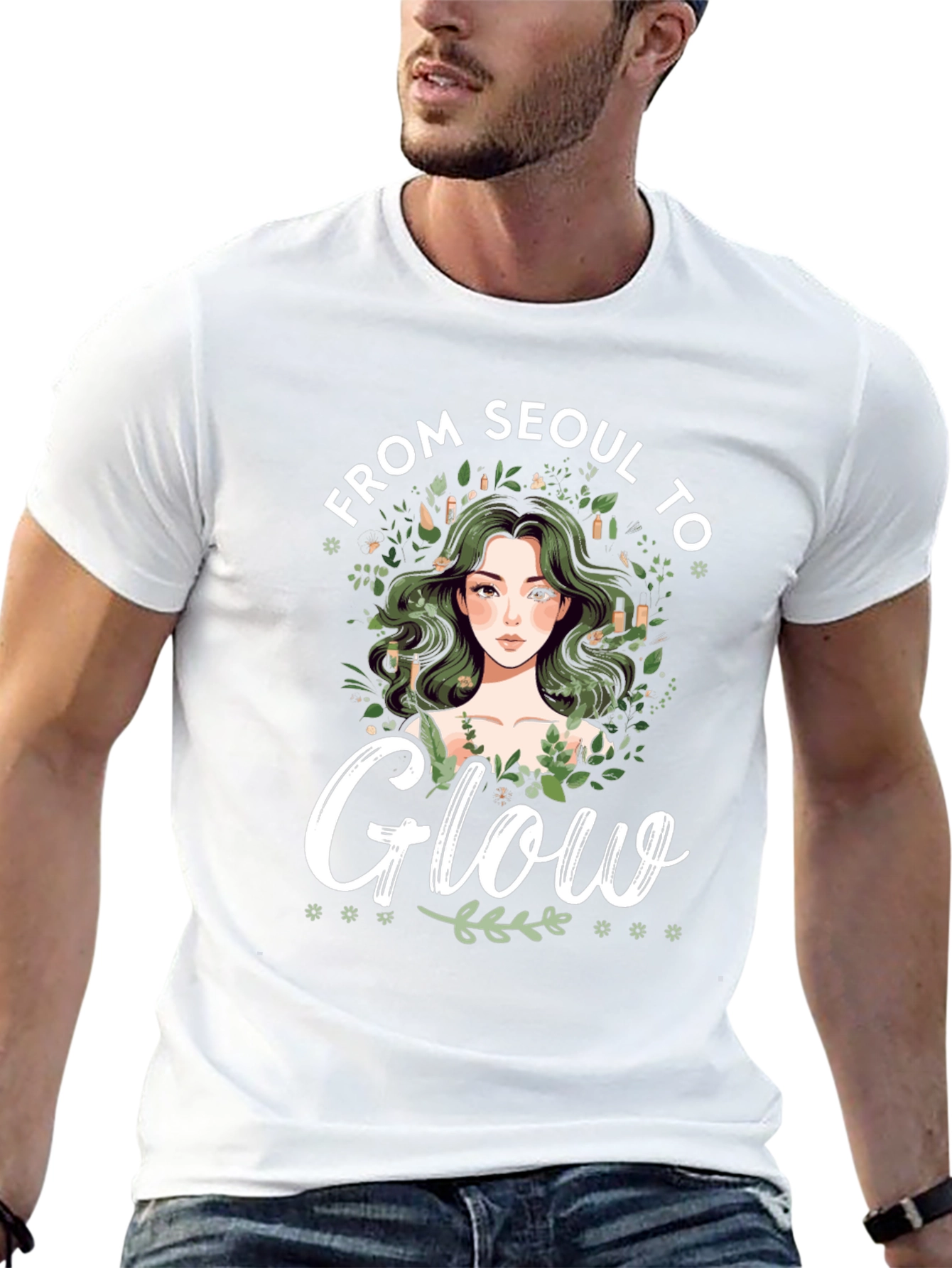Seoul to Glow Graphic Print Tee