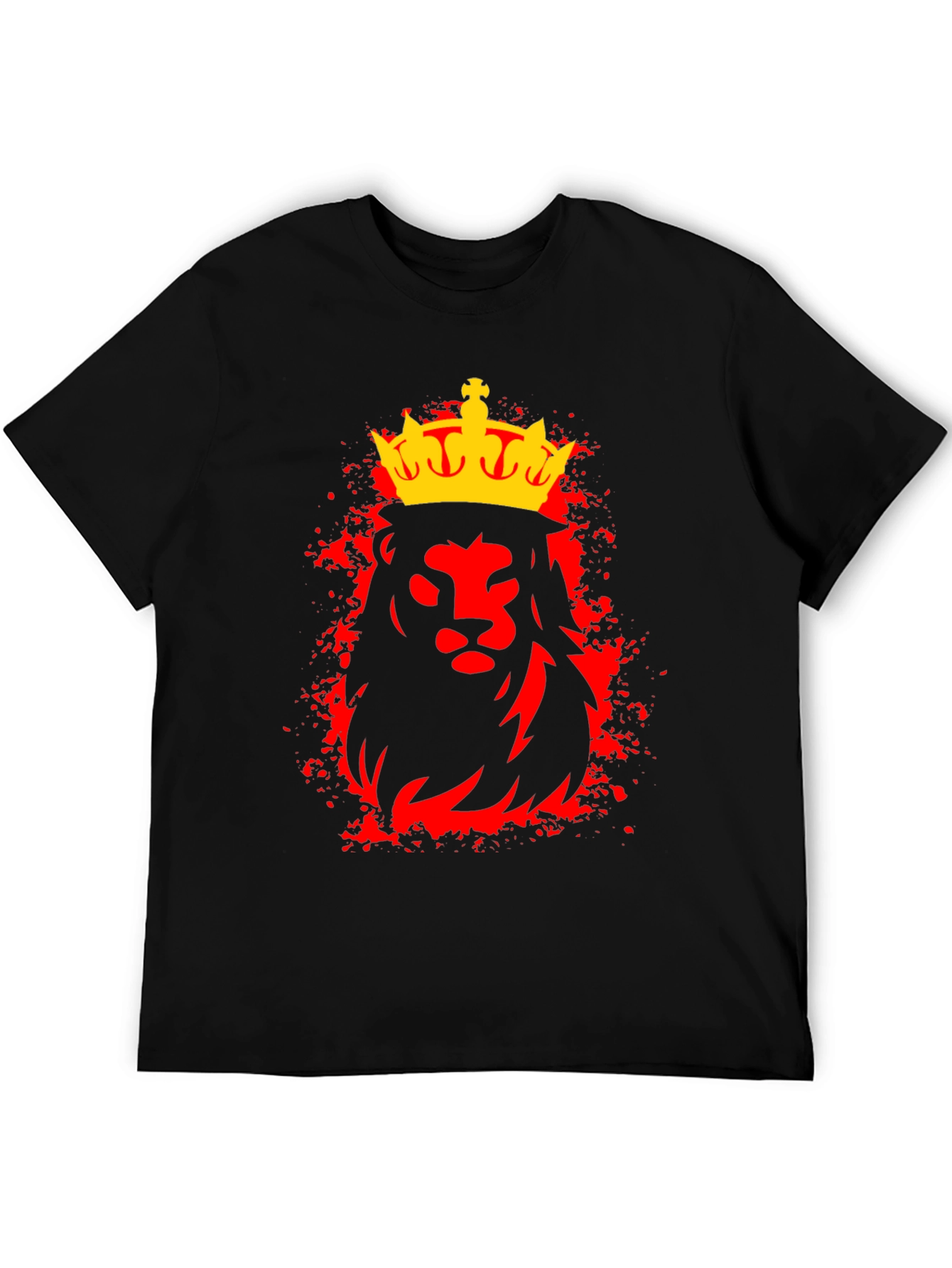 Royal Lion Graphic Print T-Shirt