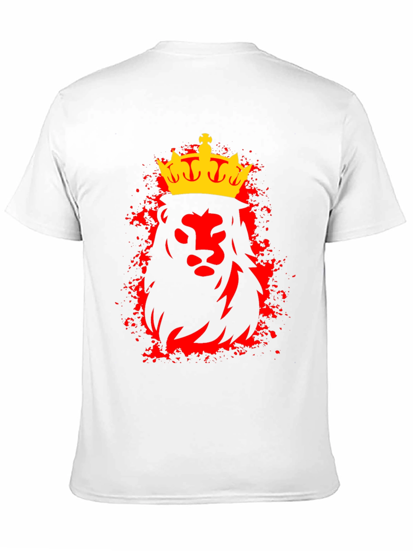Royal Lion Graphic Print T-Shirt
