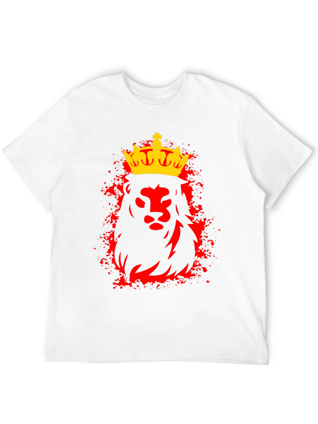 Royal Lion Graphic Print T-Shirt