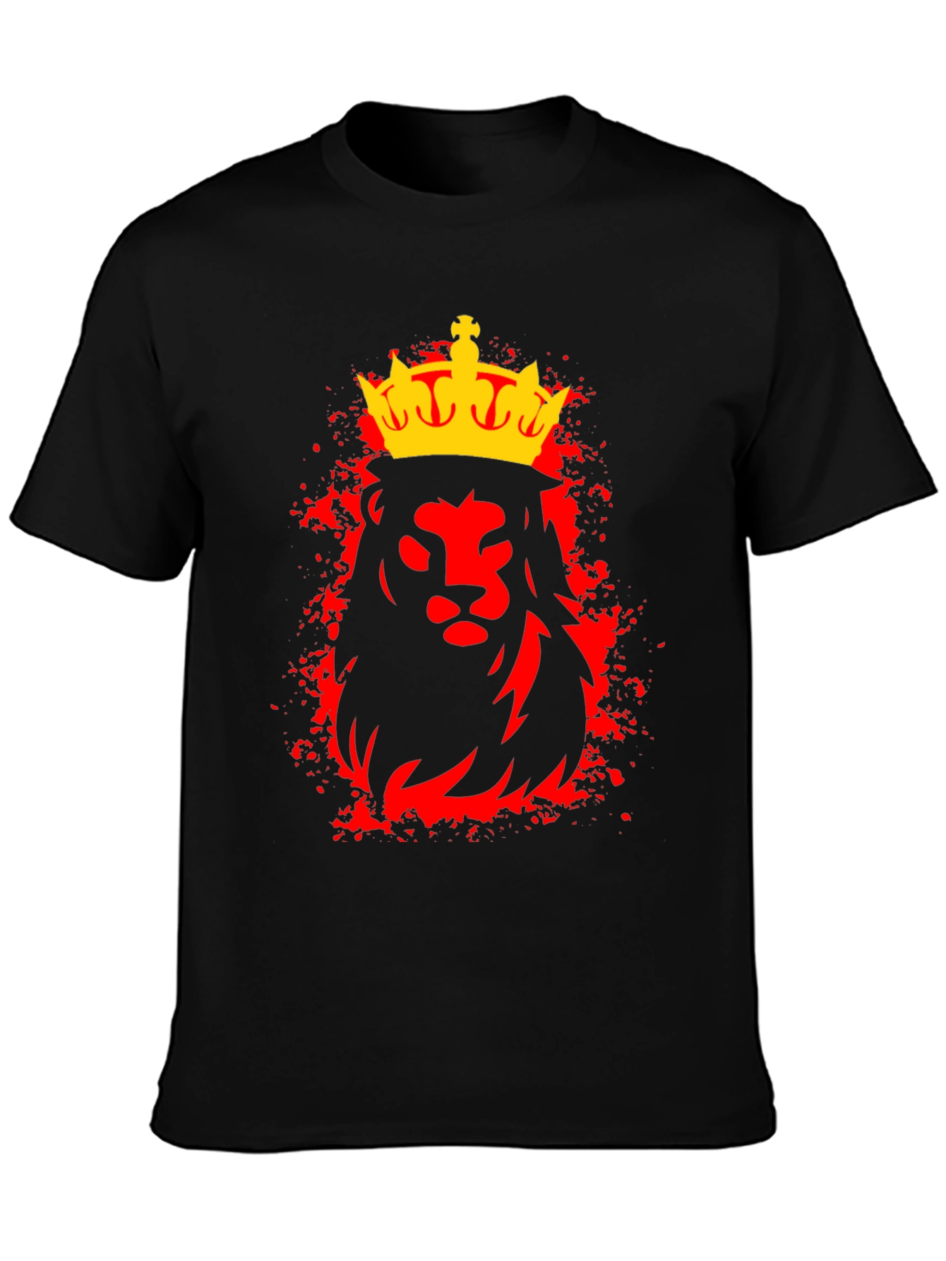 Royal Lion Graphic Print T-Shirt