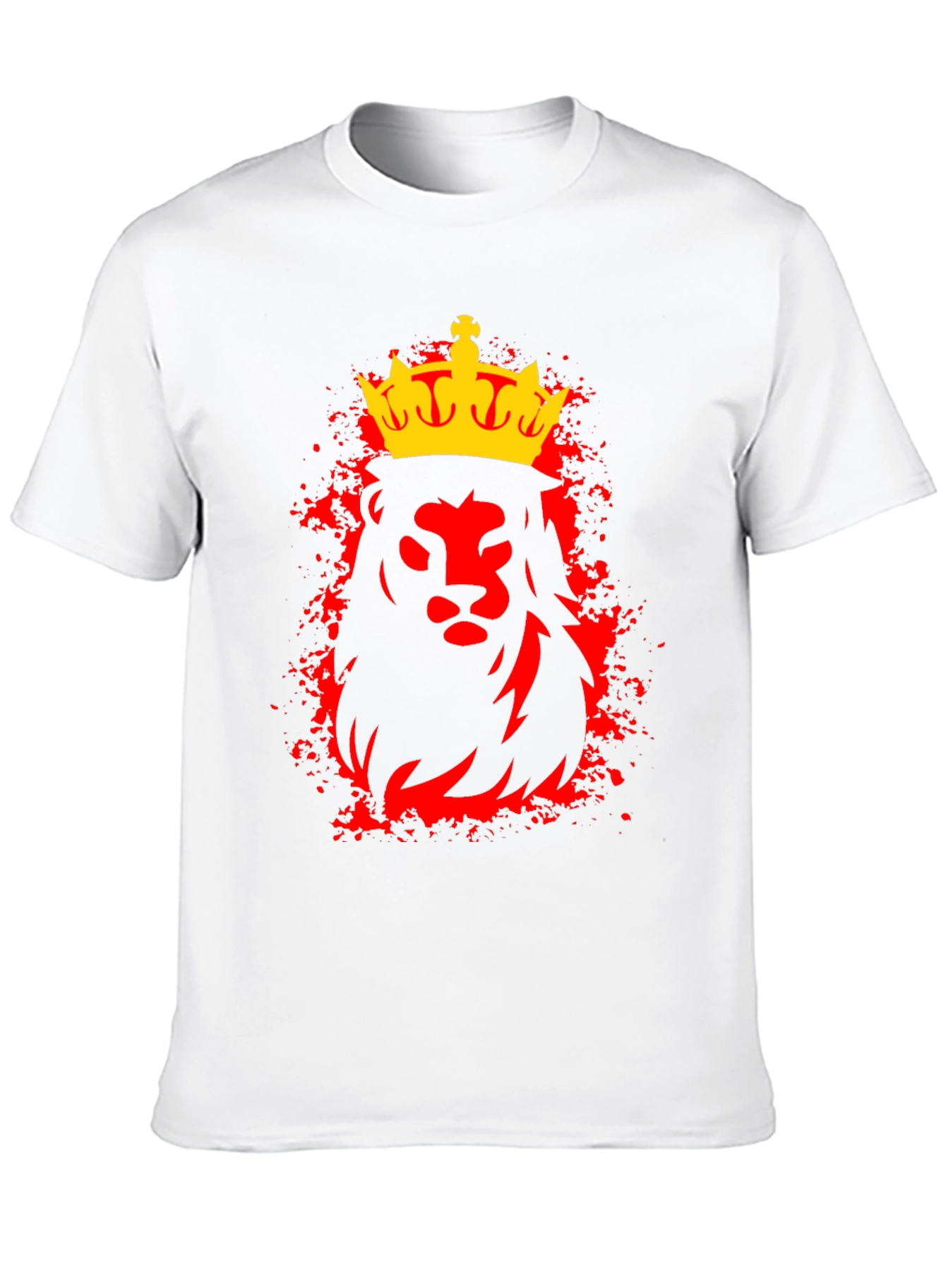 Royal Lion Graphic Print T-Shirt