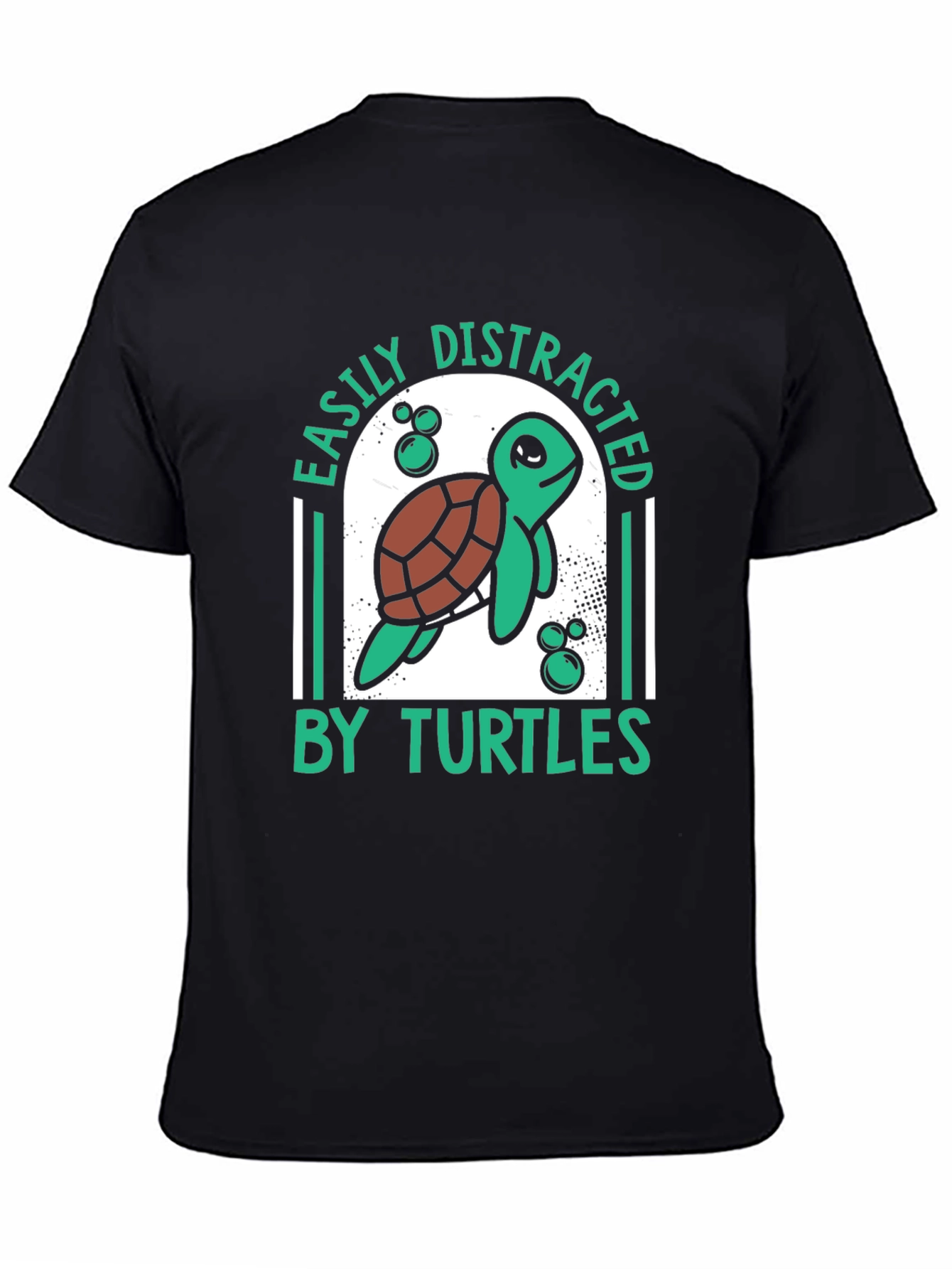 Easily Distracted By Turtles Graphic T-Shirt