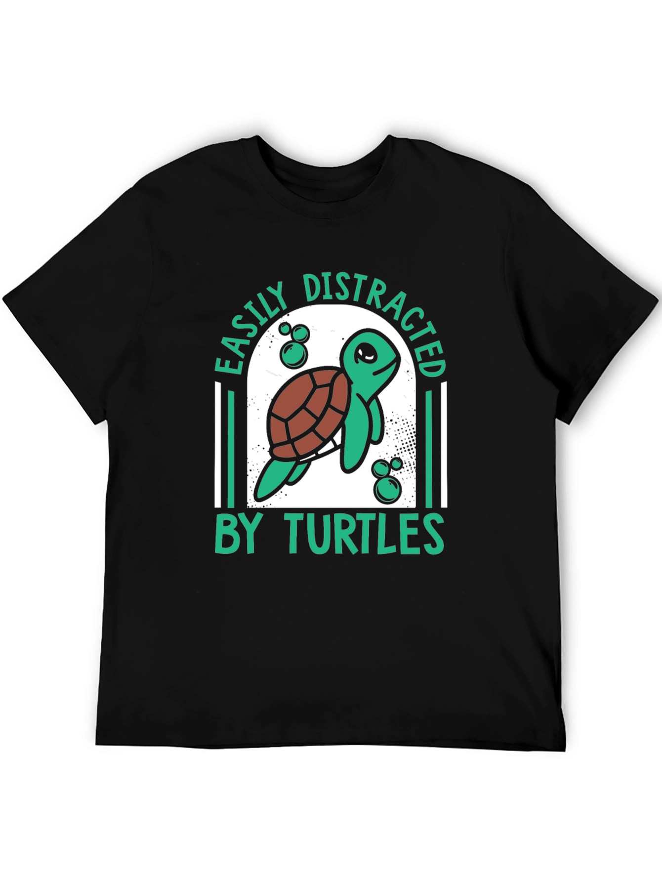 Easily Distracted By Turtles Graphic T-Shirt
