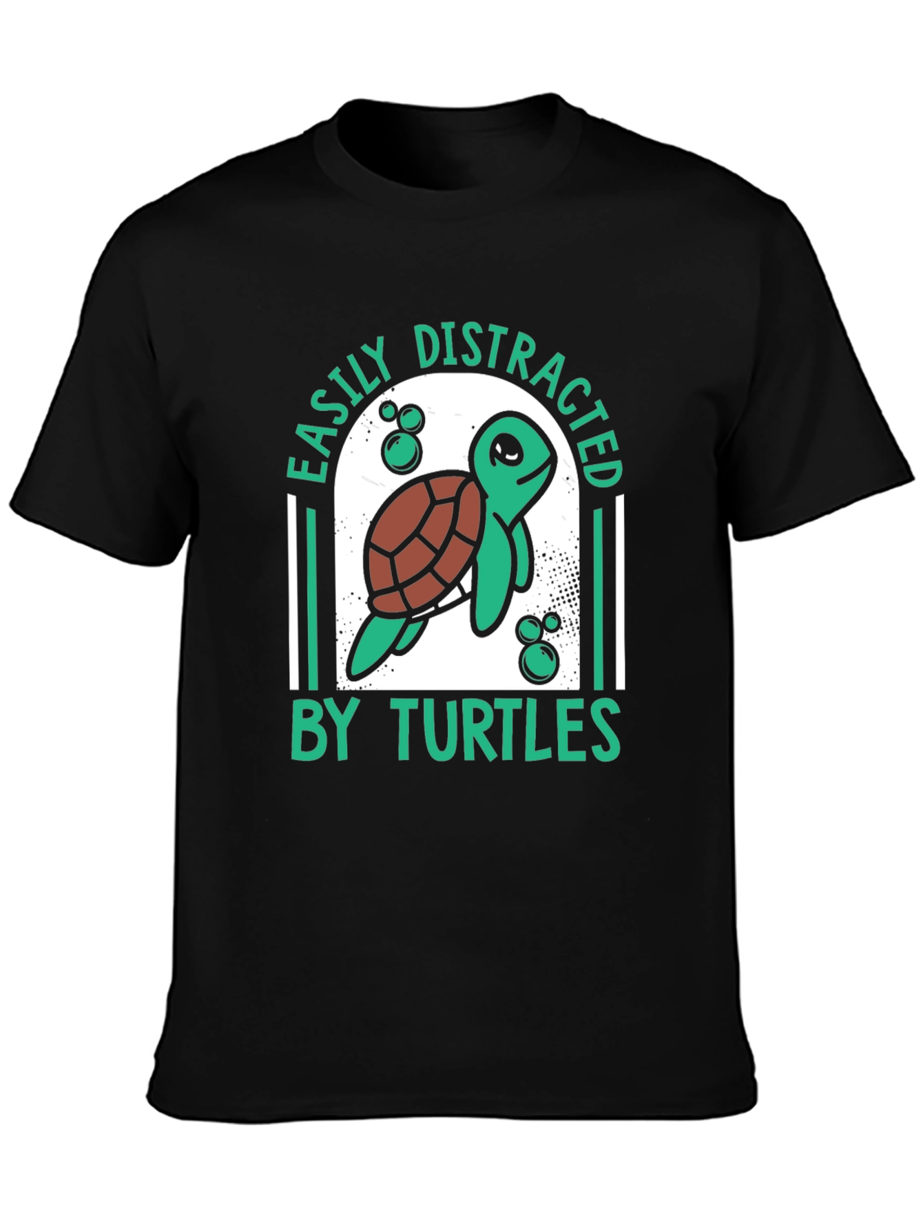 Easily Distracted By Turtles Graphic T-Shirt