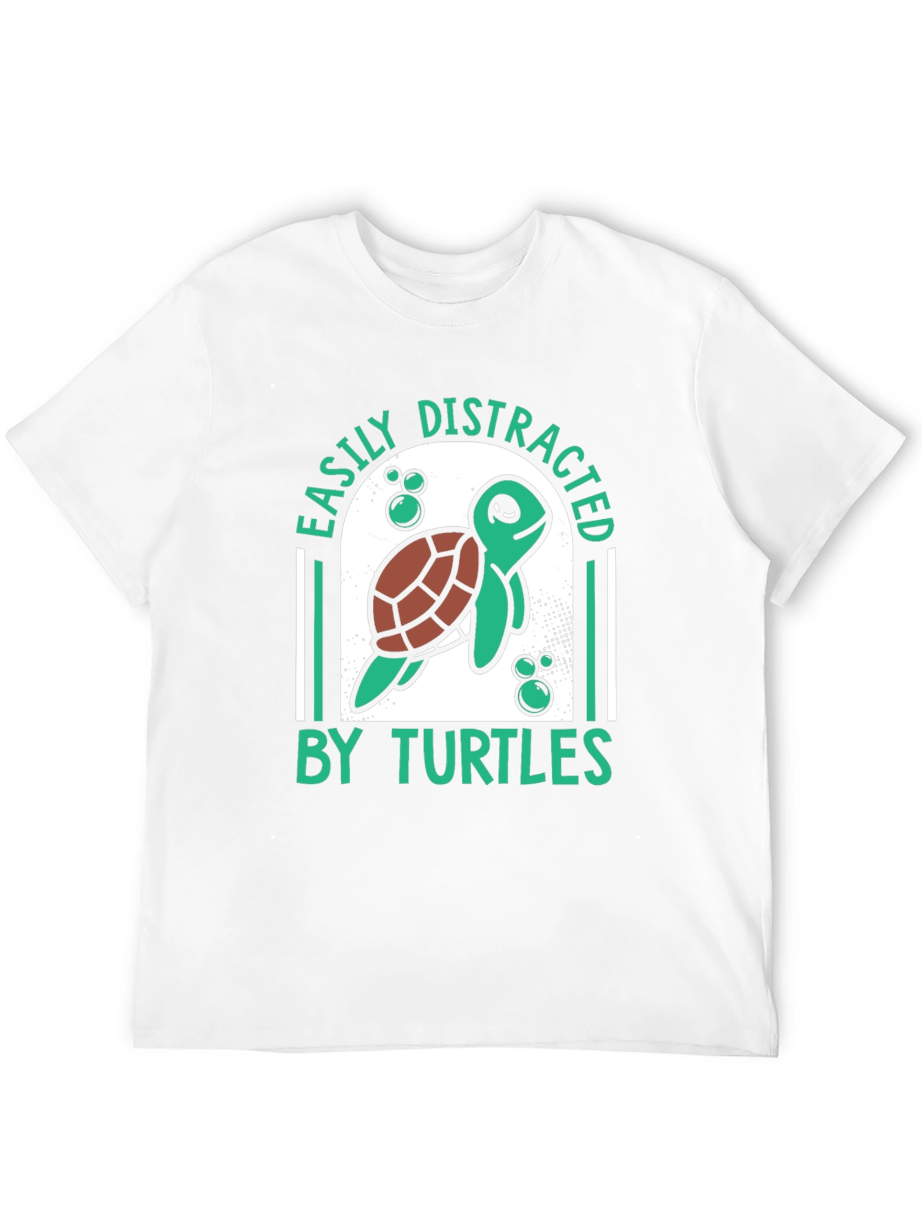 Easily Distracted By Turtles Graphic T-Shirt