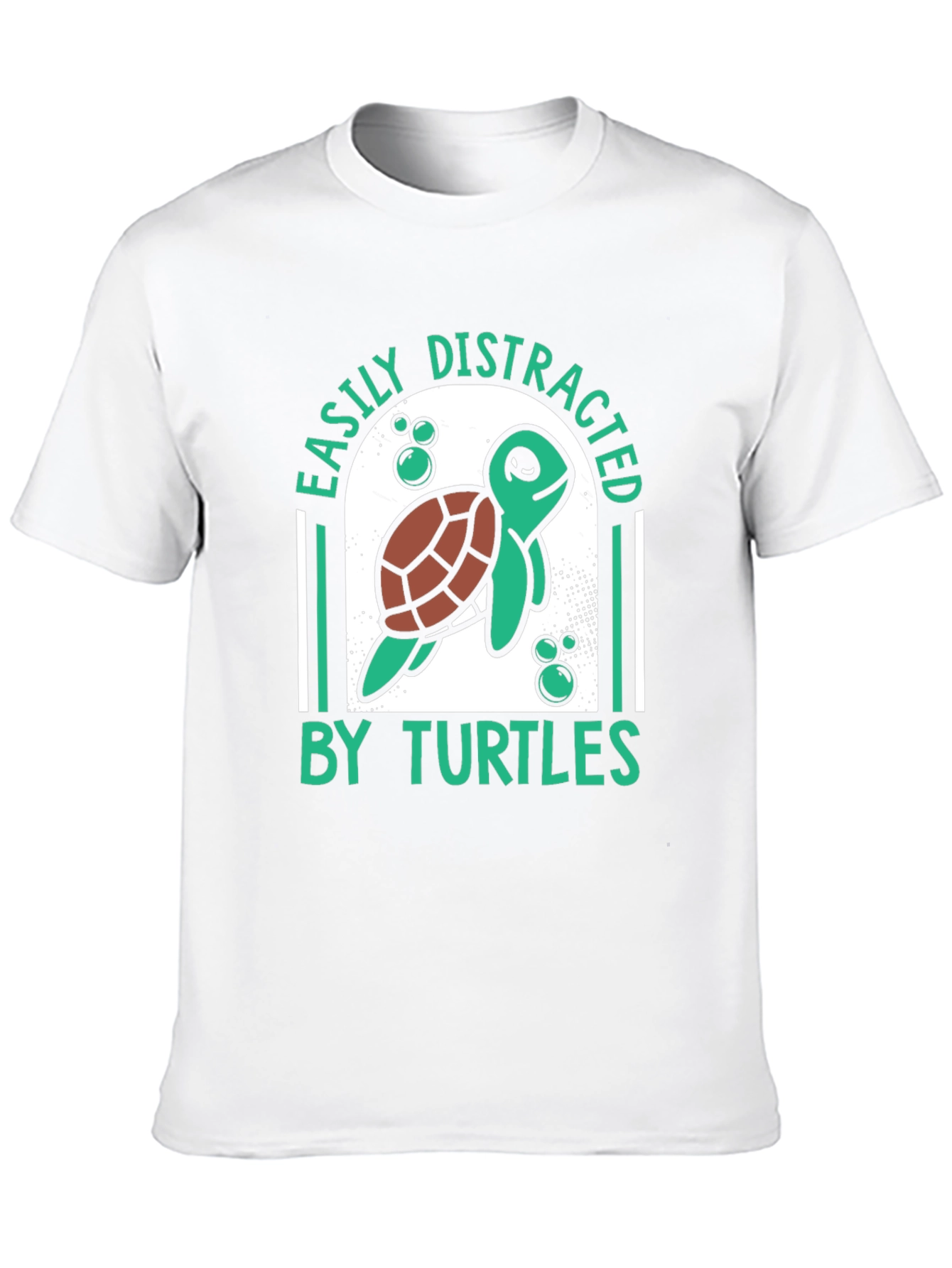 Easily Distracted By Turtles Graphic T-Shirt