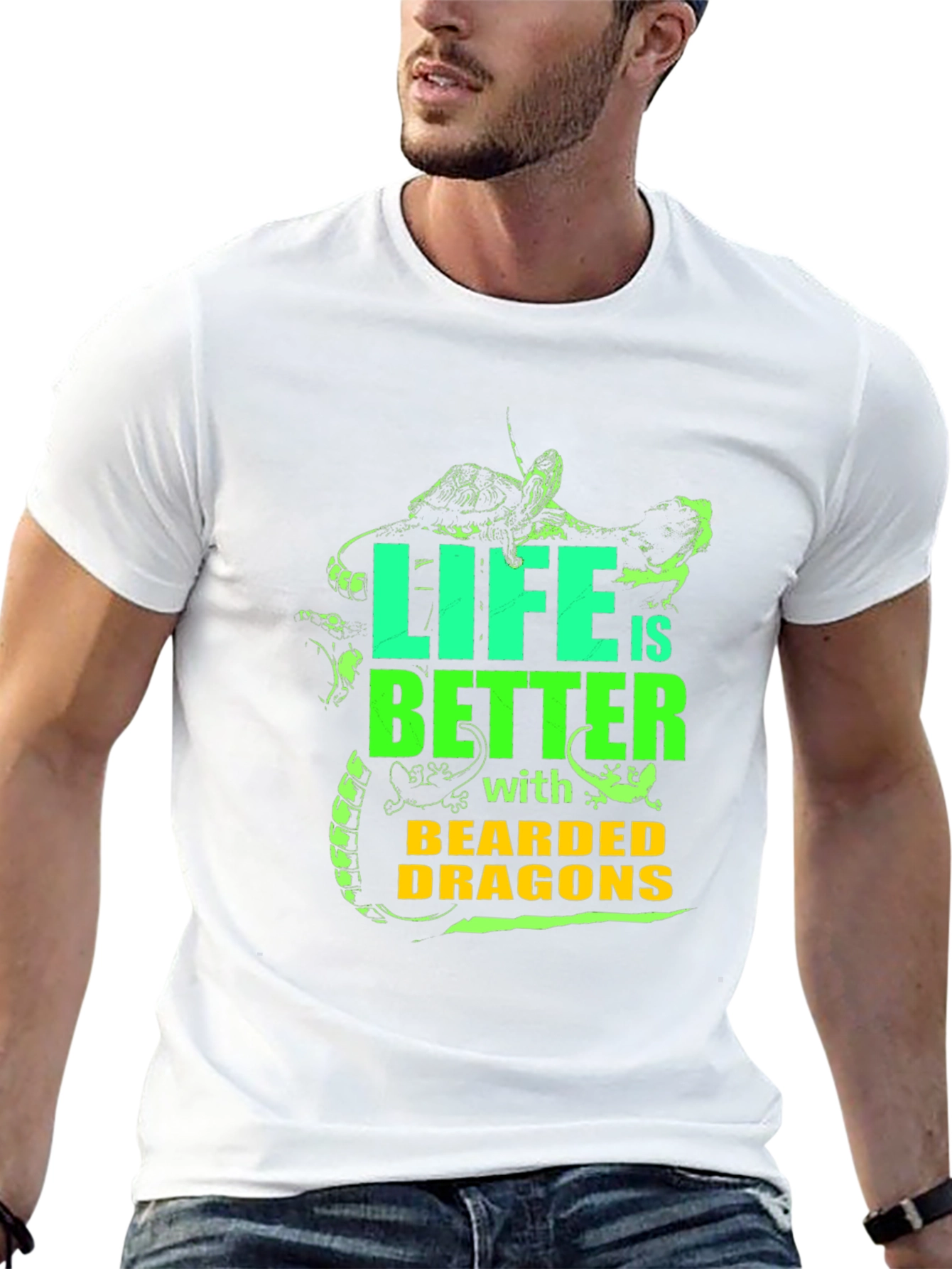 Life is Better with Bearded Dragons Graphic Tee