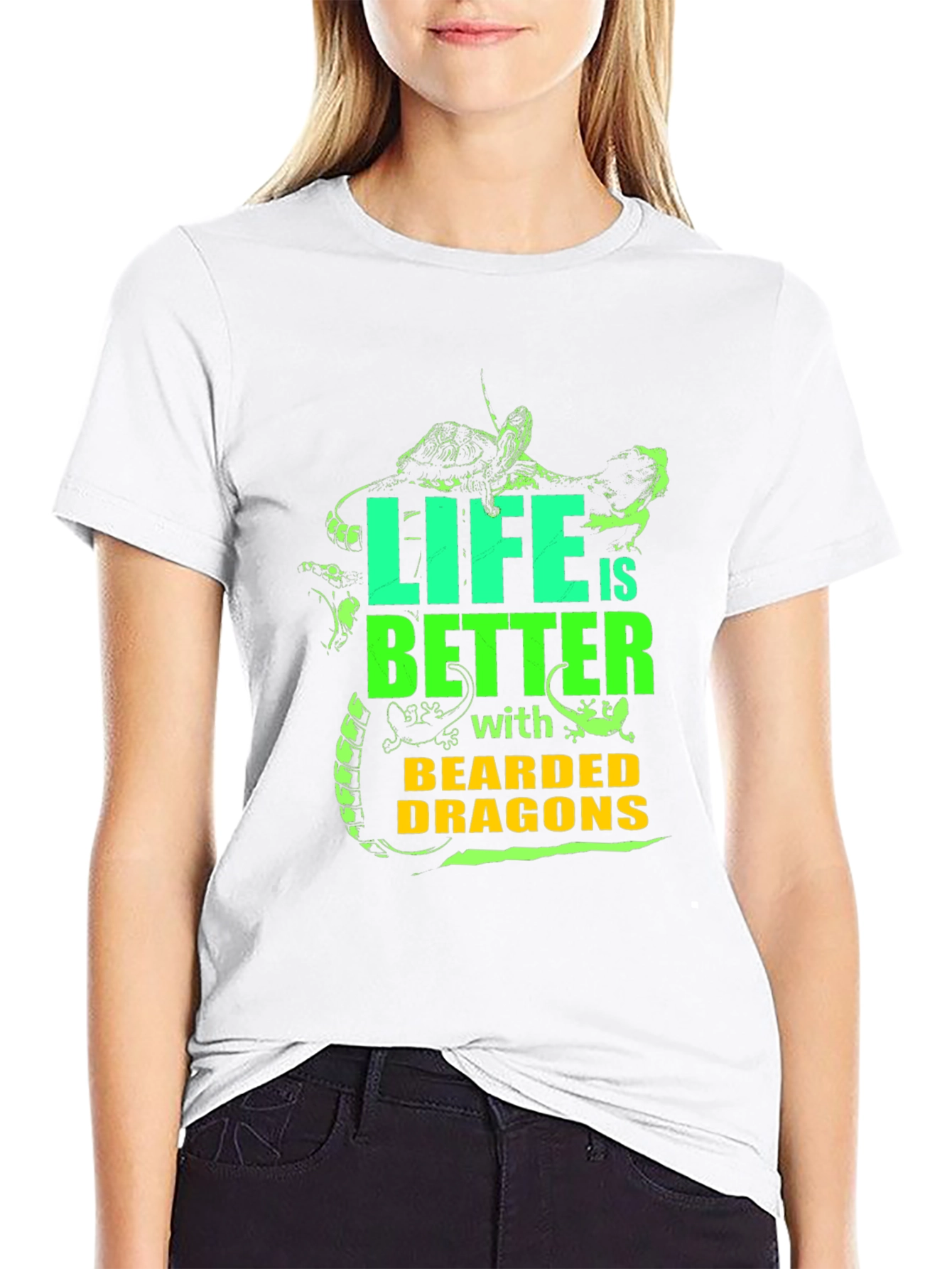 Life is Better with Bearded Dragons Graphic Tee