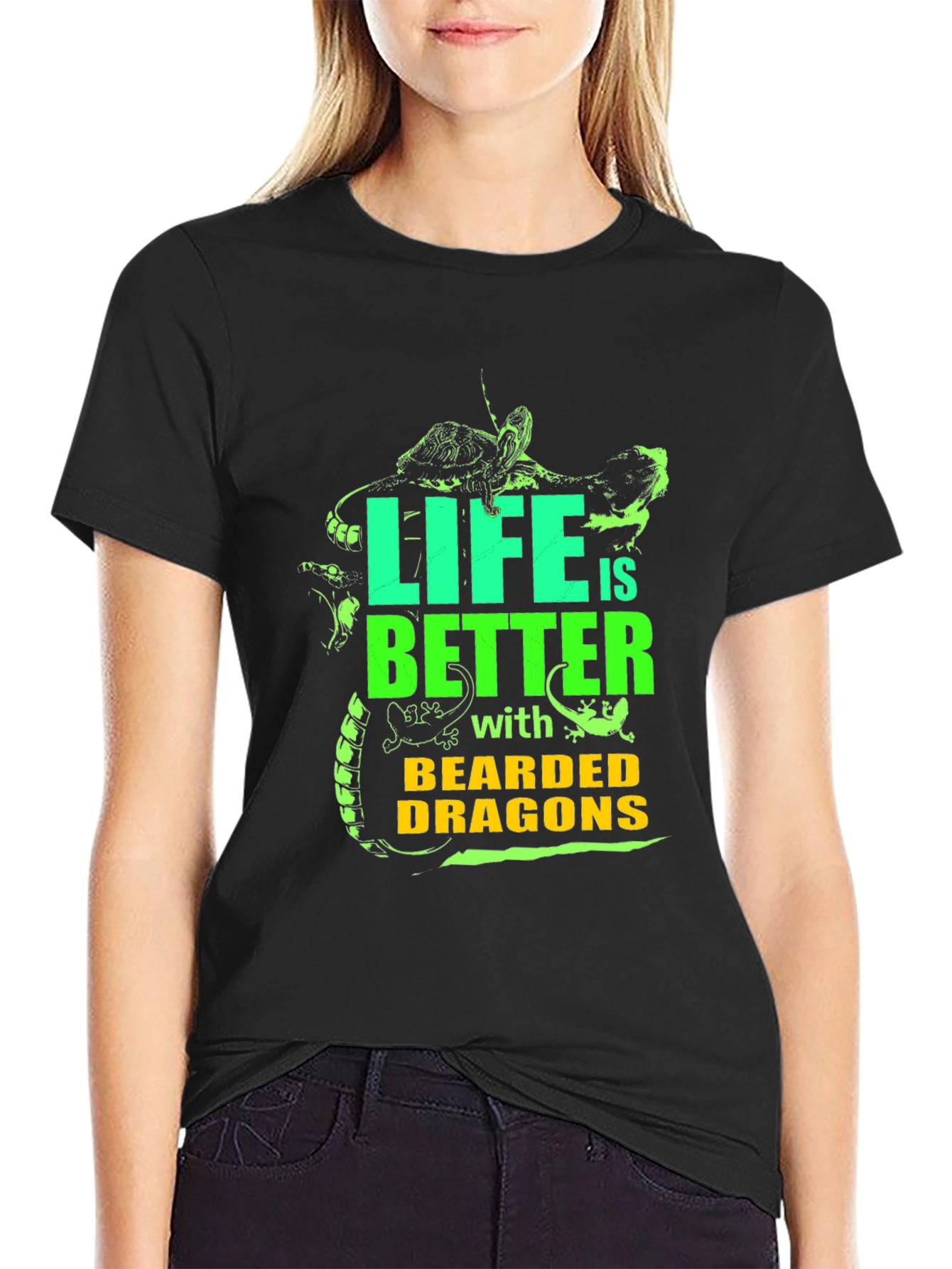 Life is Better with Bearded Dragons Graphic Tee